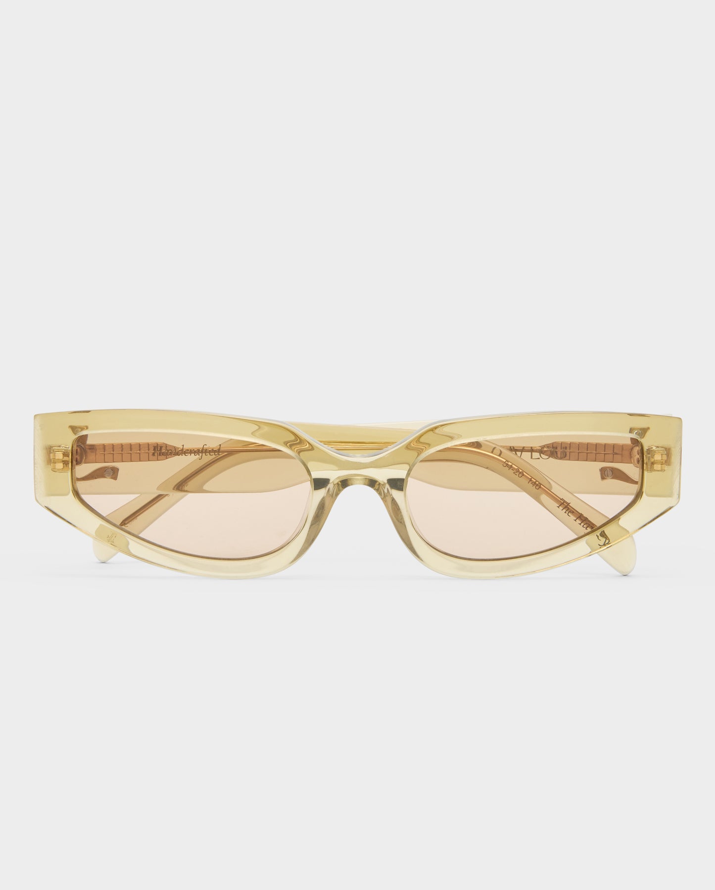 The Hayley Sage Crystal Female Cat-Eye Sunglasses | Luv Lou