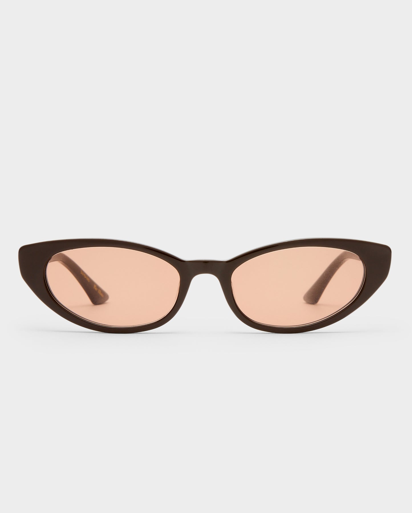 The Blair Dark Chocolate Female Cat-Eye Sunglasses | Luv Lou