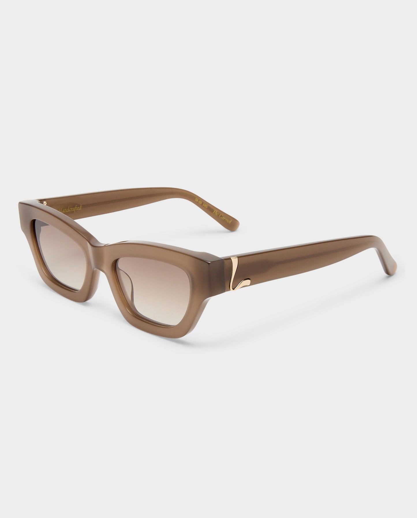 The Carmel Taupe Female Cat-Eye Sunglasses | Luv Lou