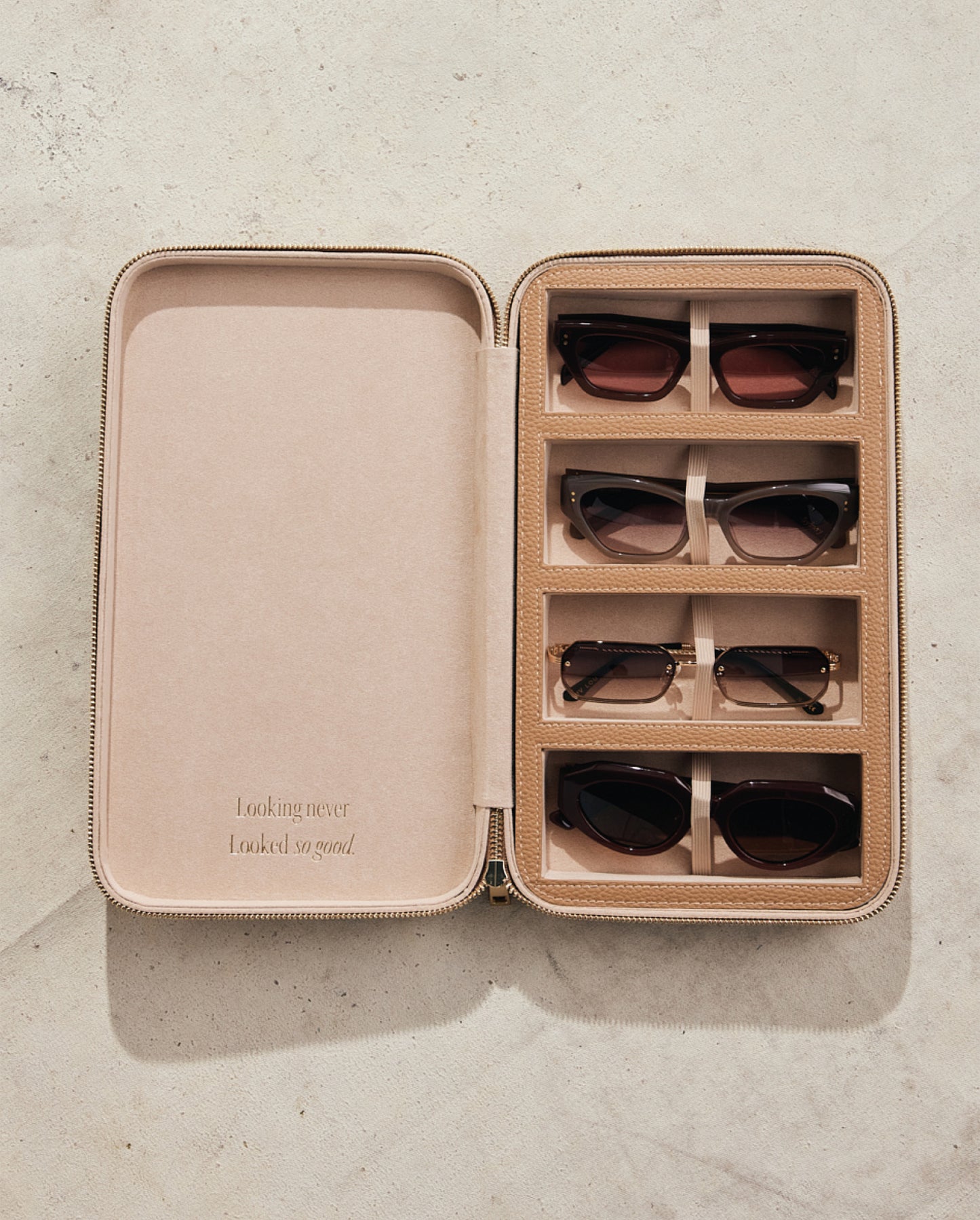 Luv Lou Travel Case Tan Uni-Sex Accessories Accessories | Luv Lou