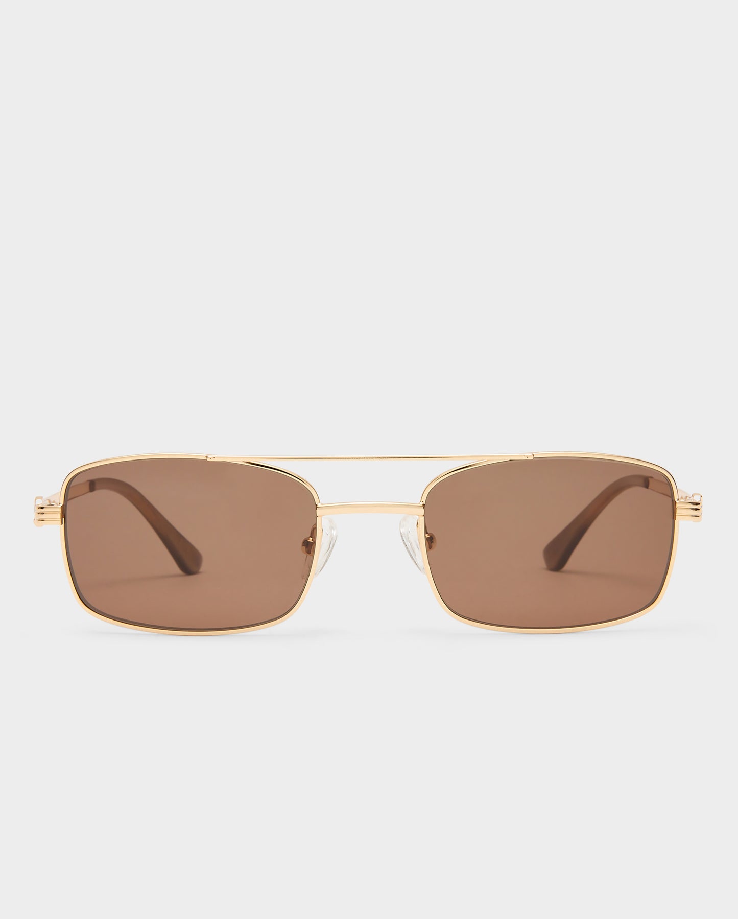 The Rocky Gold Female Aviator Sunglasses | Luv Lou