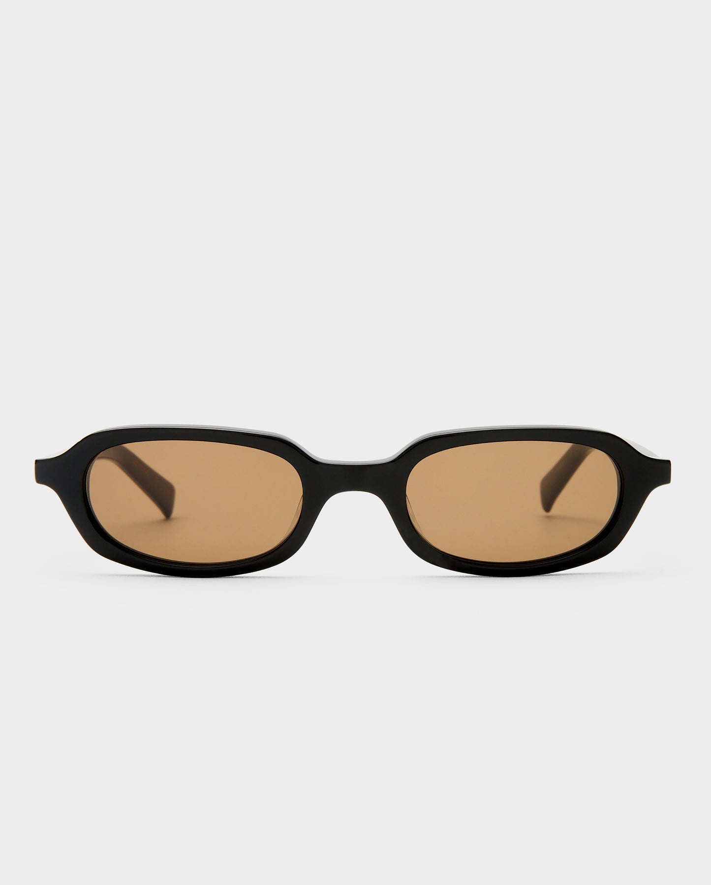 The Mimi Black Female Rectangle Sunglasses | Luv Lou