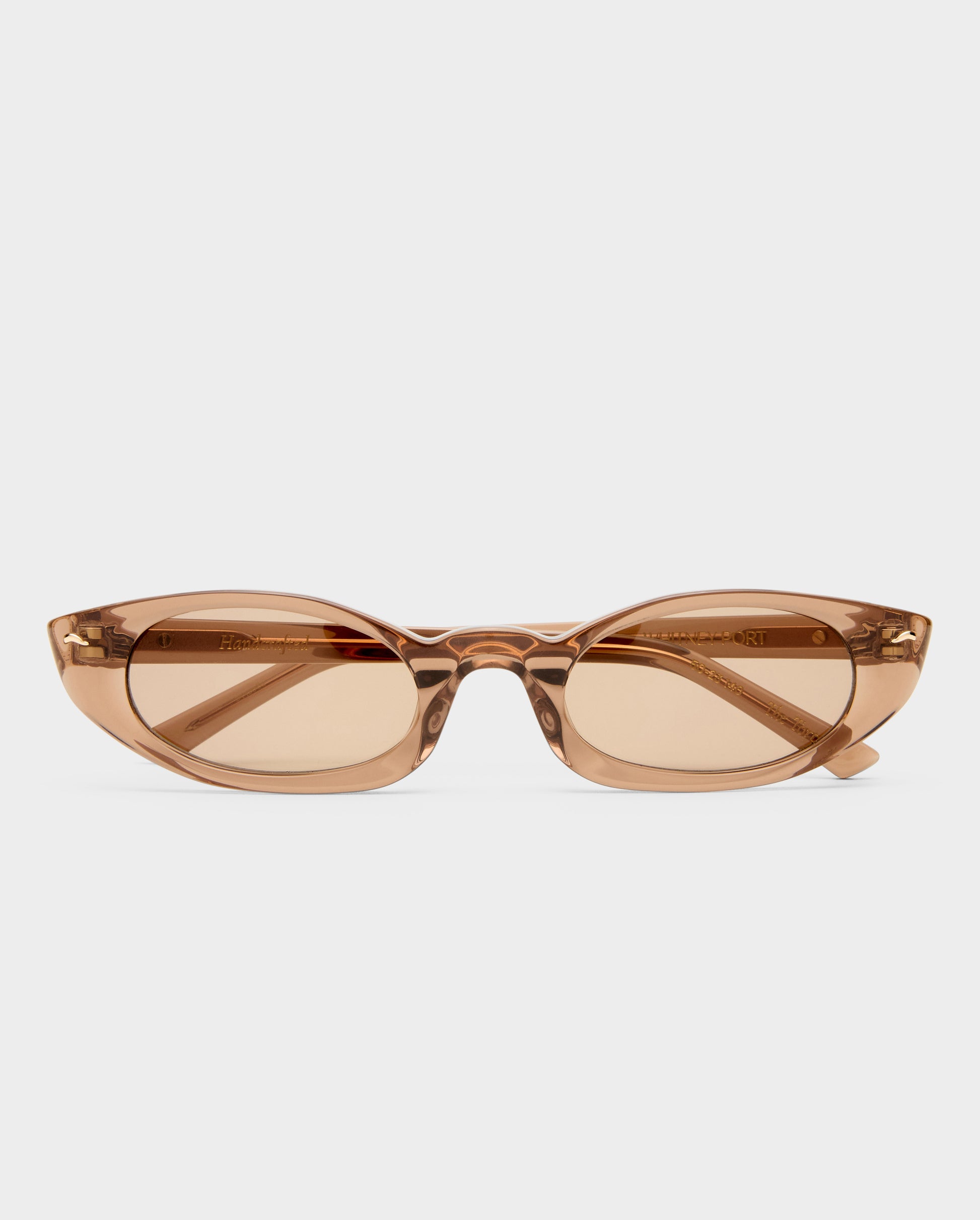 The Tortue Crystal Coffee Female Cat-Eye Sunglasses | Luv Lou