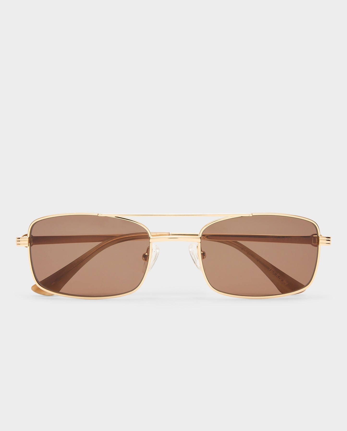 The Rocky Gold Female Aviator Sunglasses | Luv Lou