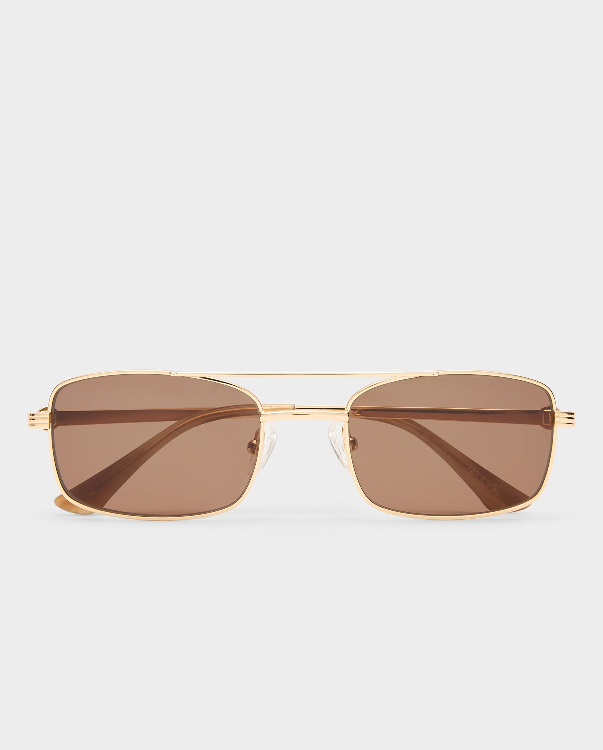 The Rocky Gold Female Aviator Sunglasses | Luv Lou