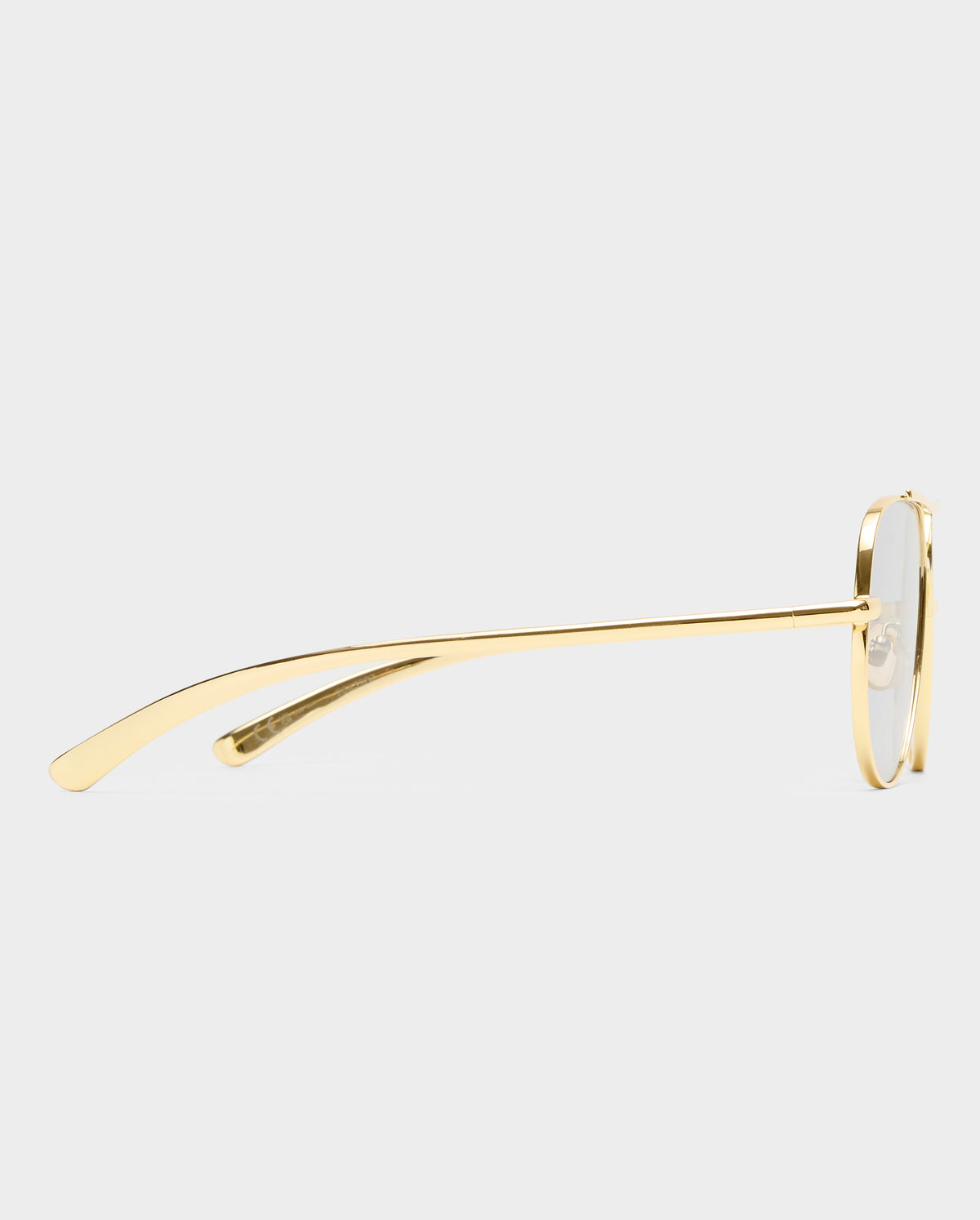 The Carter Light Gold Female Aviator Sunglasses | Luv Lou