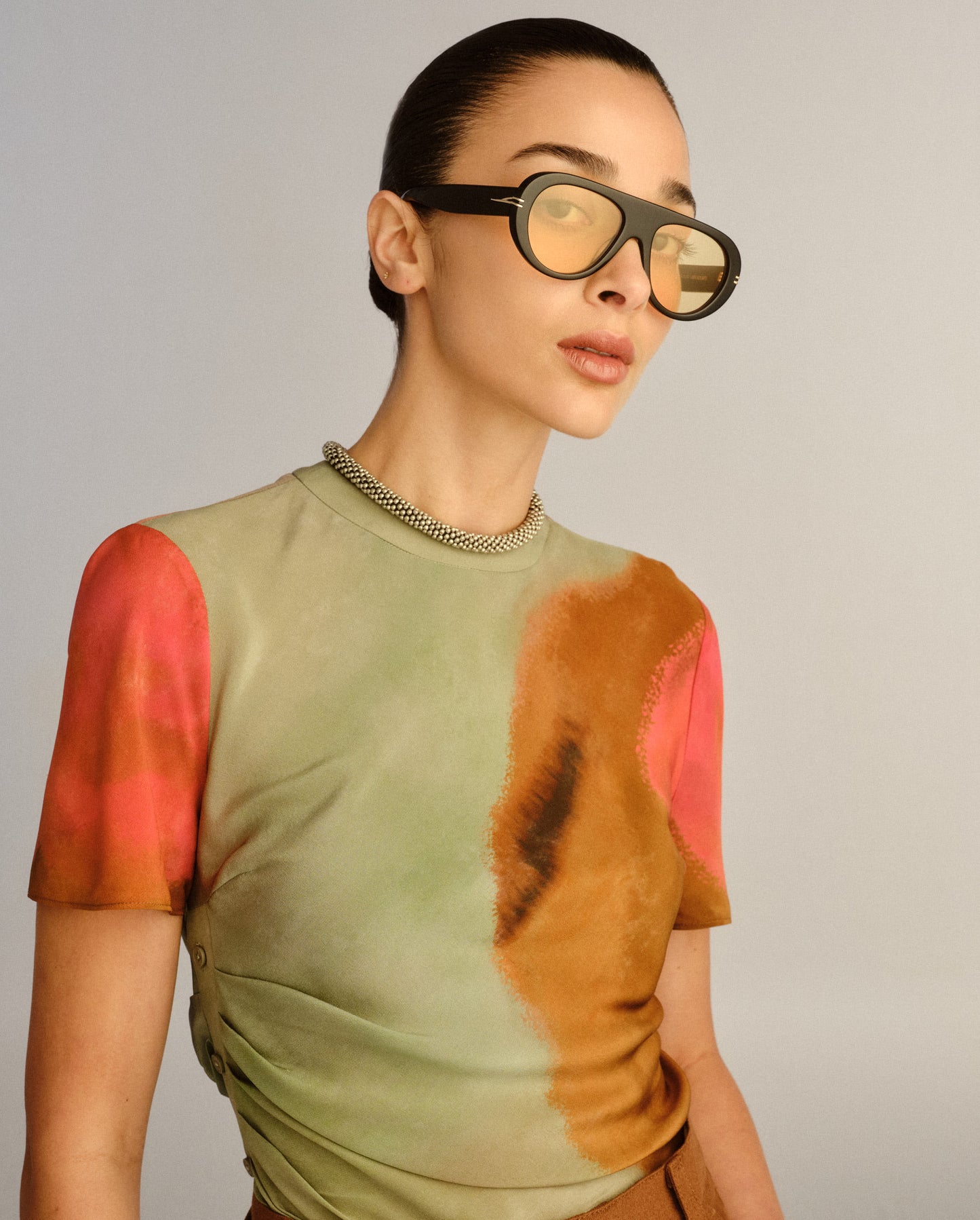 The Ash Black Female Aviator Sunglasses | Luv Lou