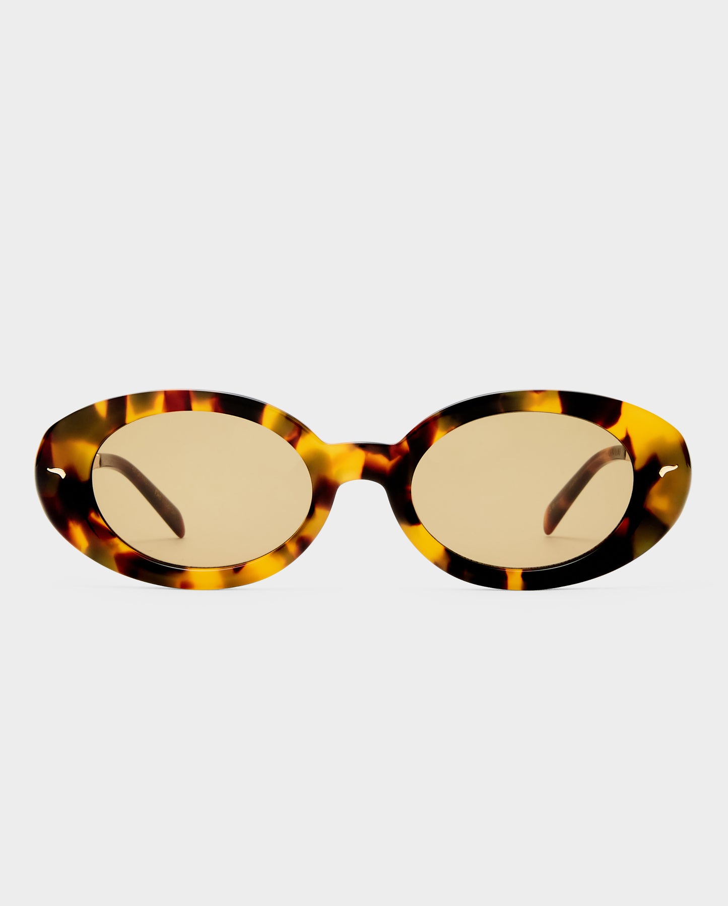 The Avalon Tort Female Oval Sunglasses | Luv Lou