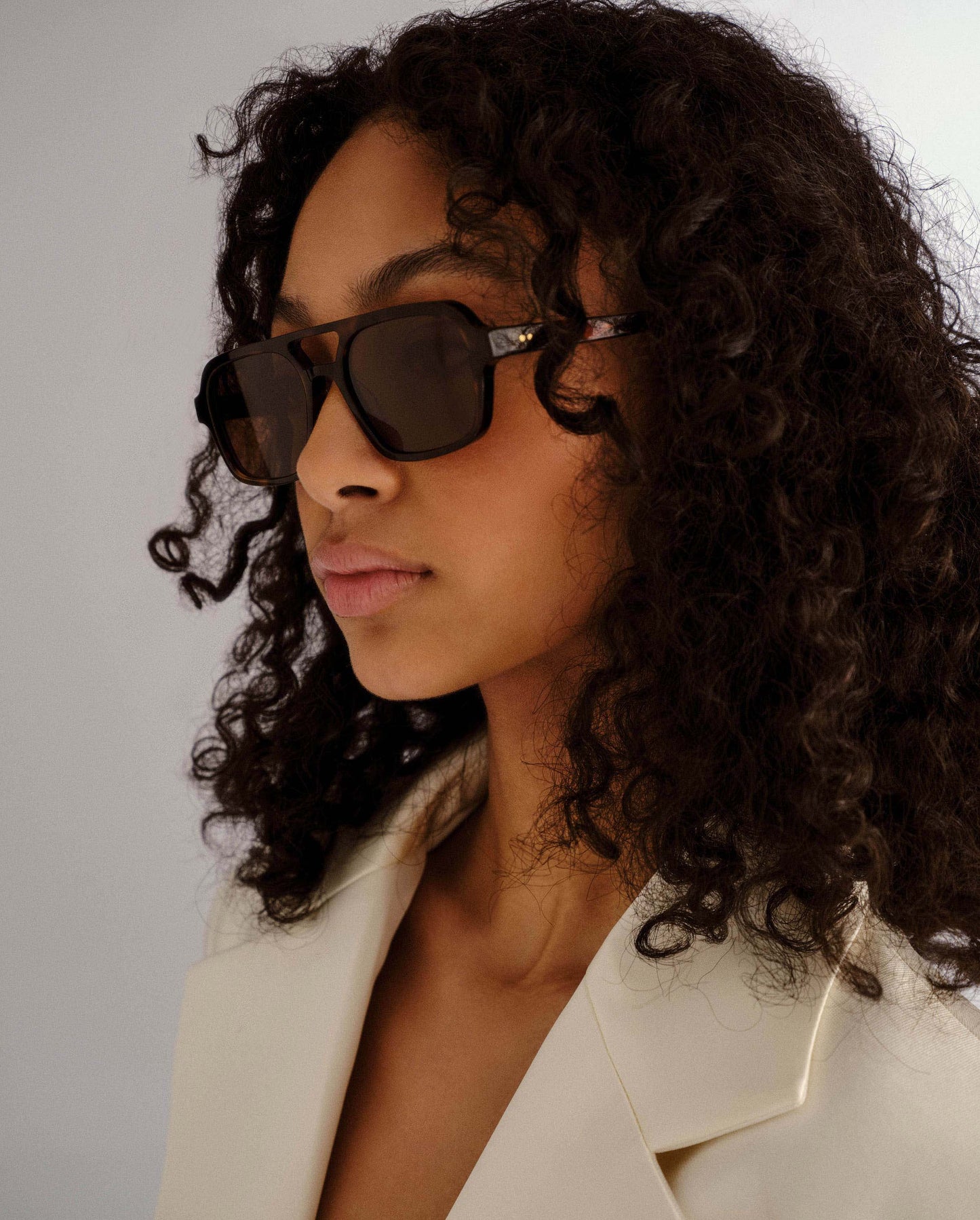 The Dusty Classic Tort Female Aviator Sunglasses | Luv Lou