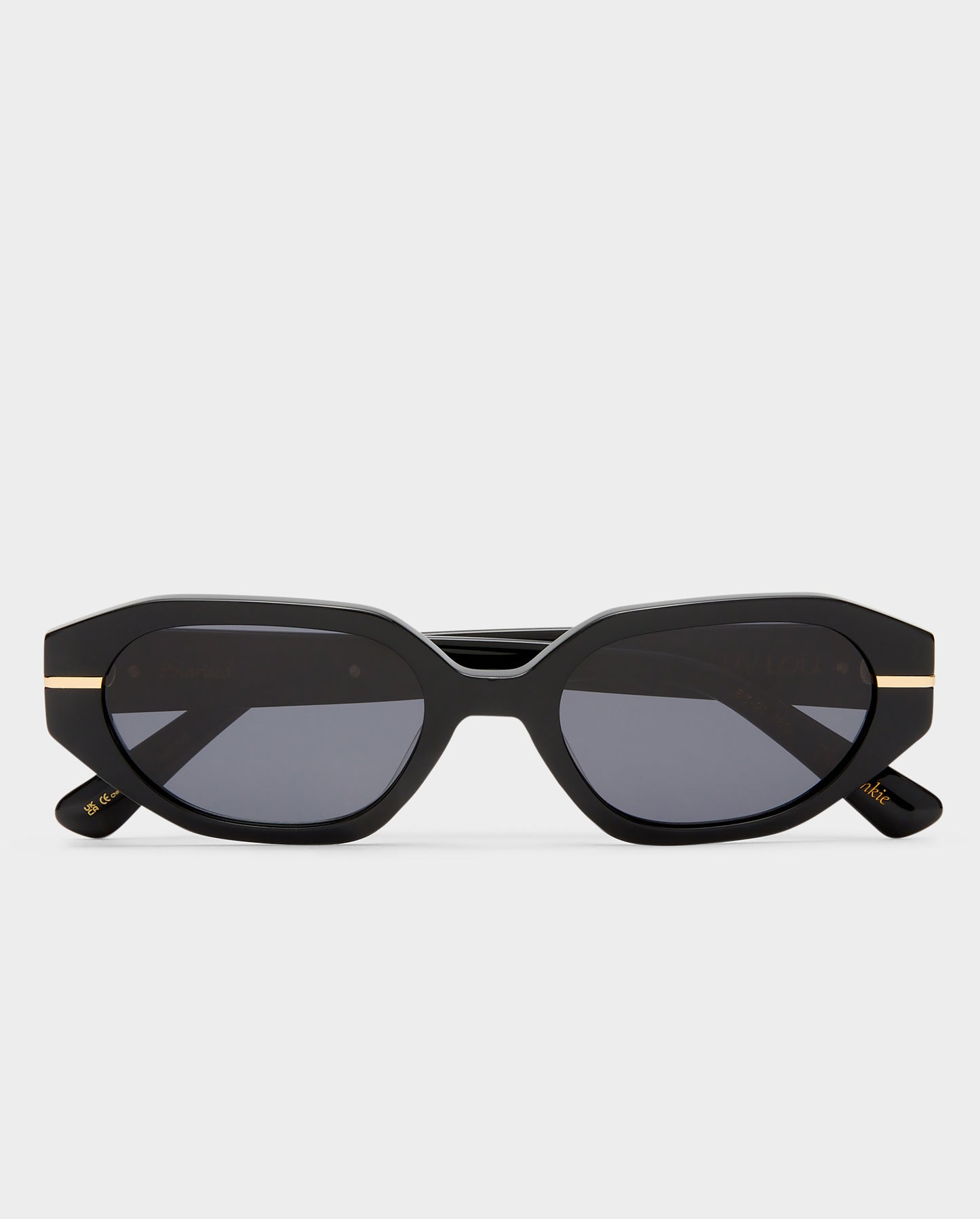 The Frankie Black Female Cat-Eye Sunglasses | Luv Lou