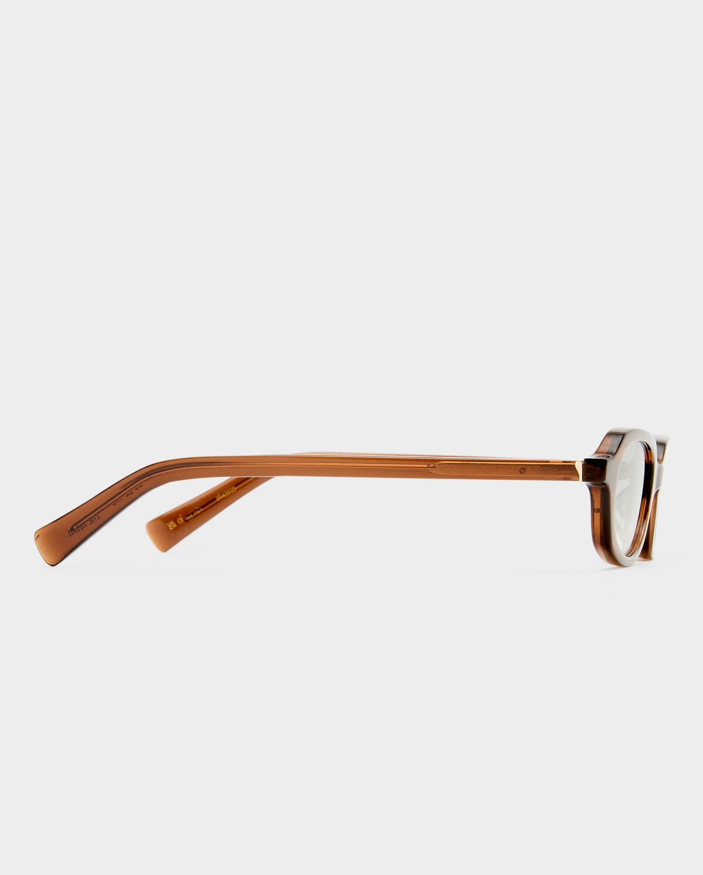 The Mimi Crystal Amber Female Rectangle Sunglasses | Luv Lou