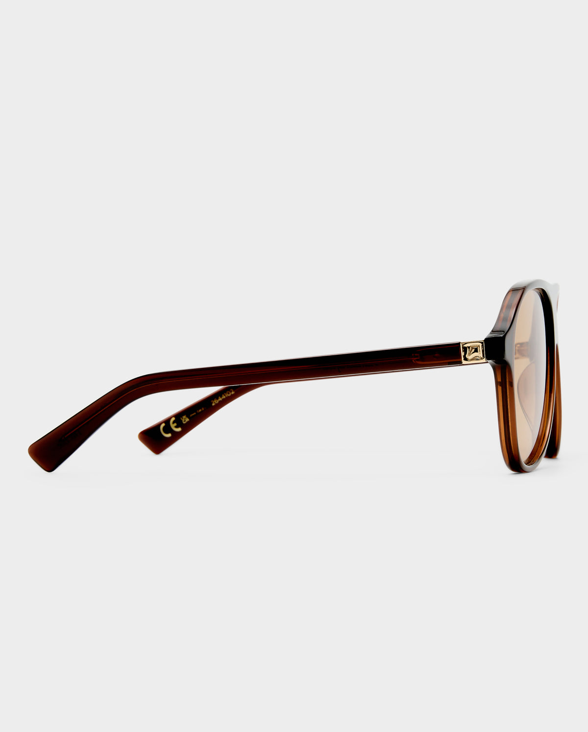 The Eve Cocoa Female Aviator Sunglasses | Luv Lou