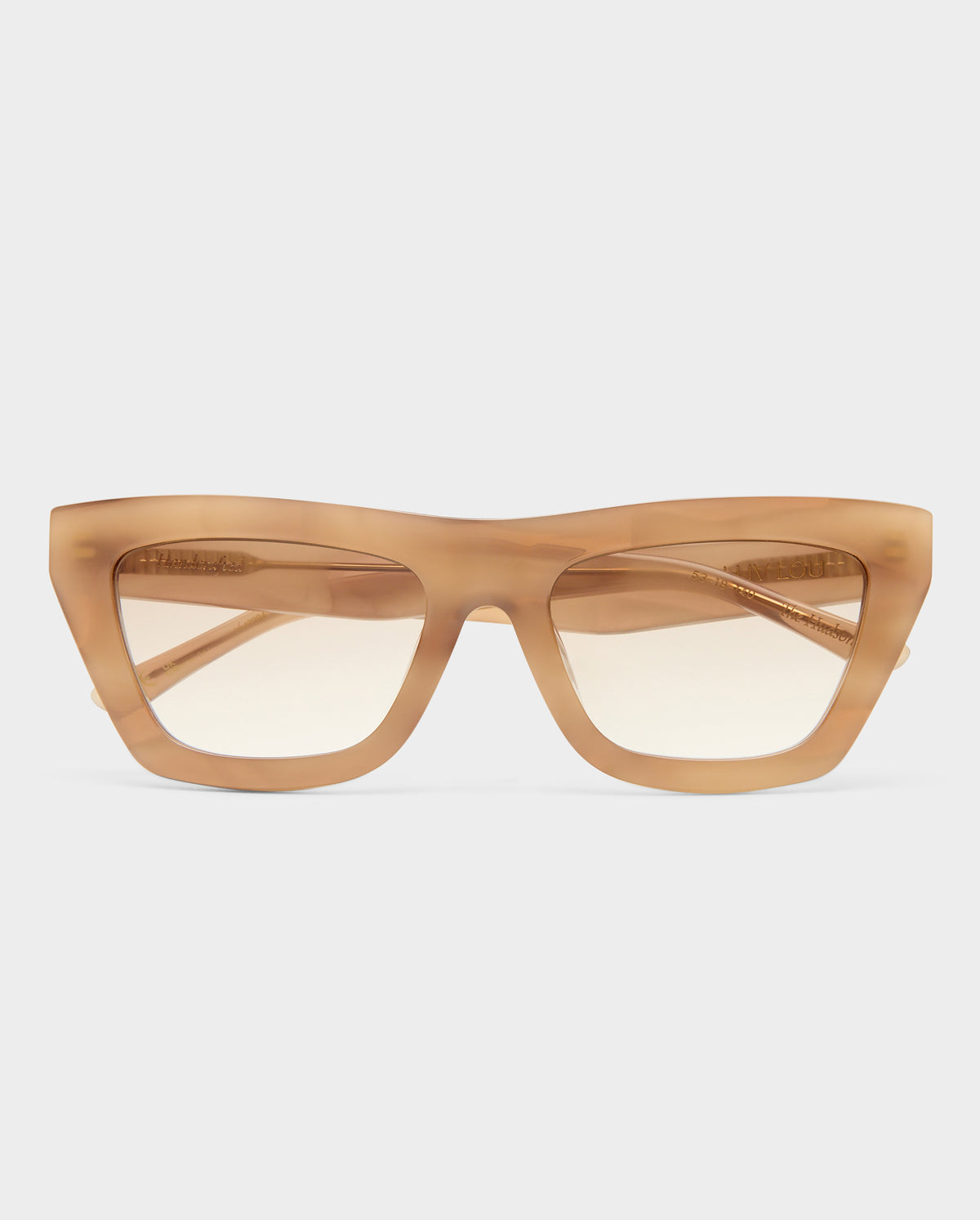 The Hudson Smokey Haze Female Cat-Eye Sunglasses | Luv Lou