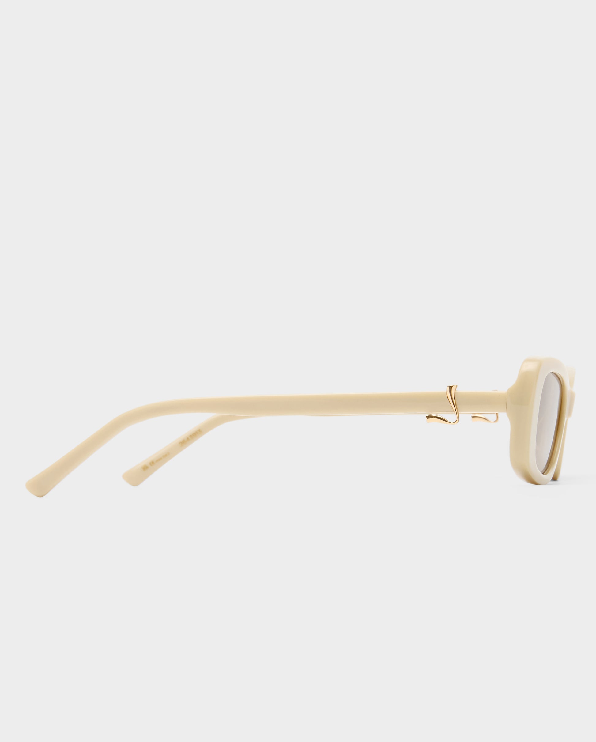 The Bella Beige Female Rectangle Sunglasses | Luv Lou