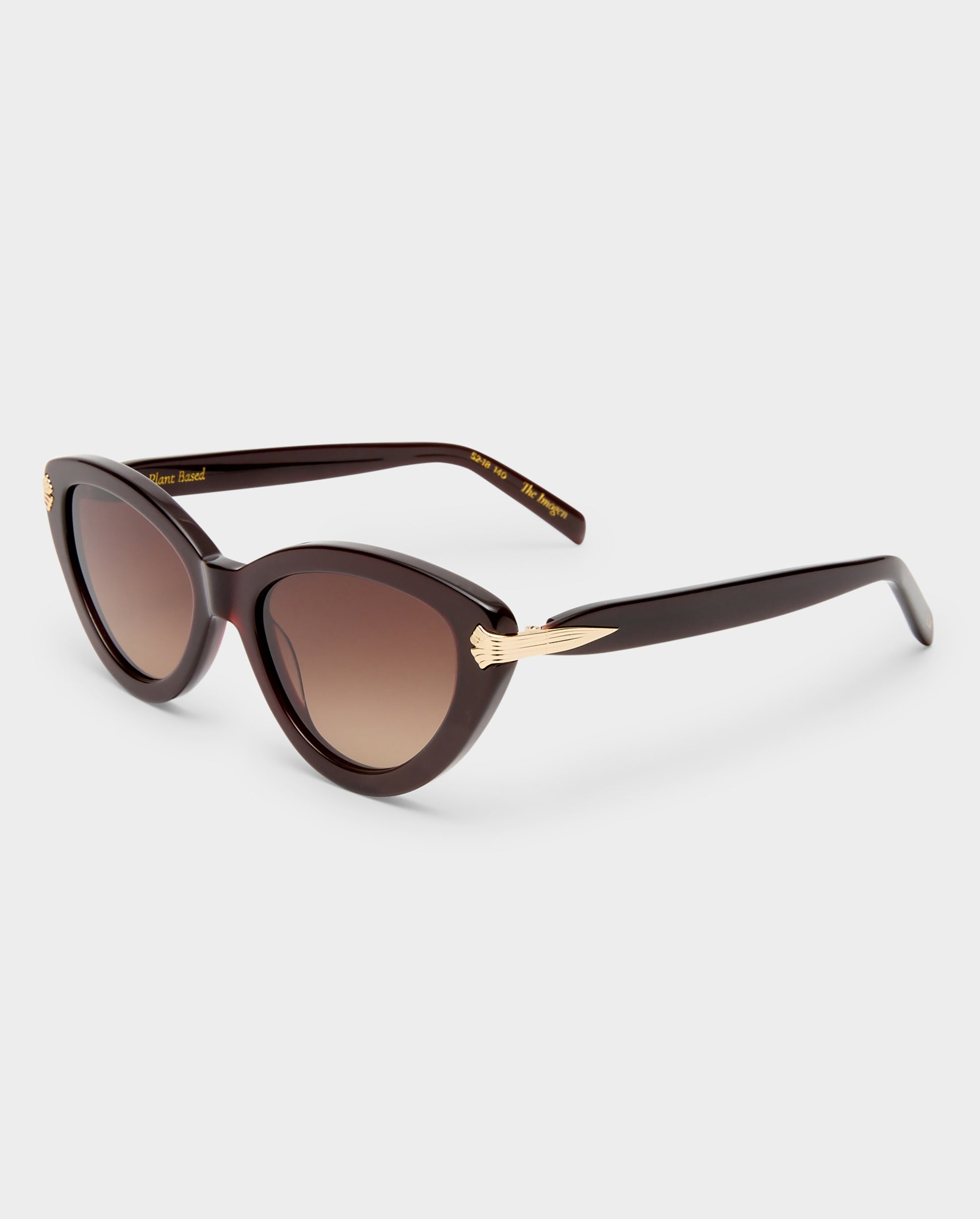 The Imogen Wine Female Cat-Eye Sunglasses | Luv Lou