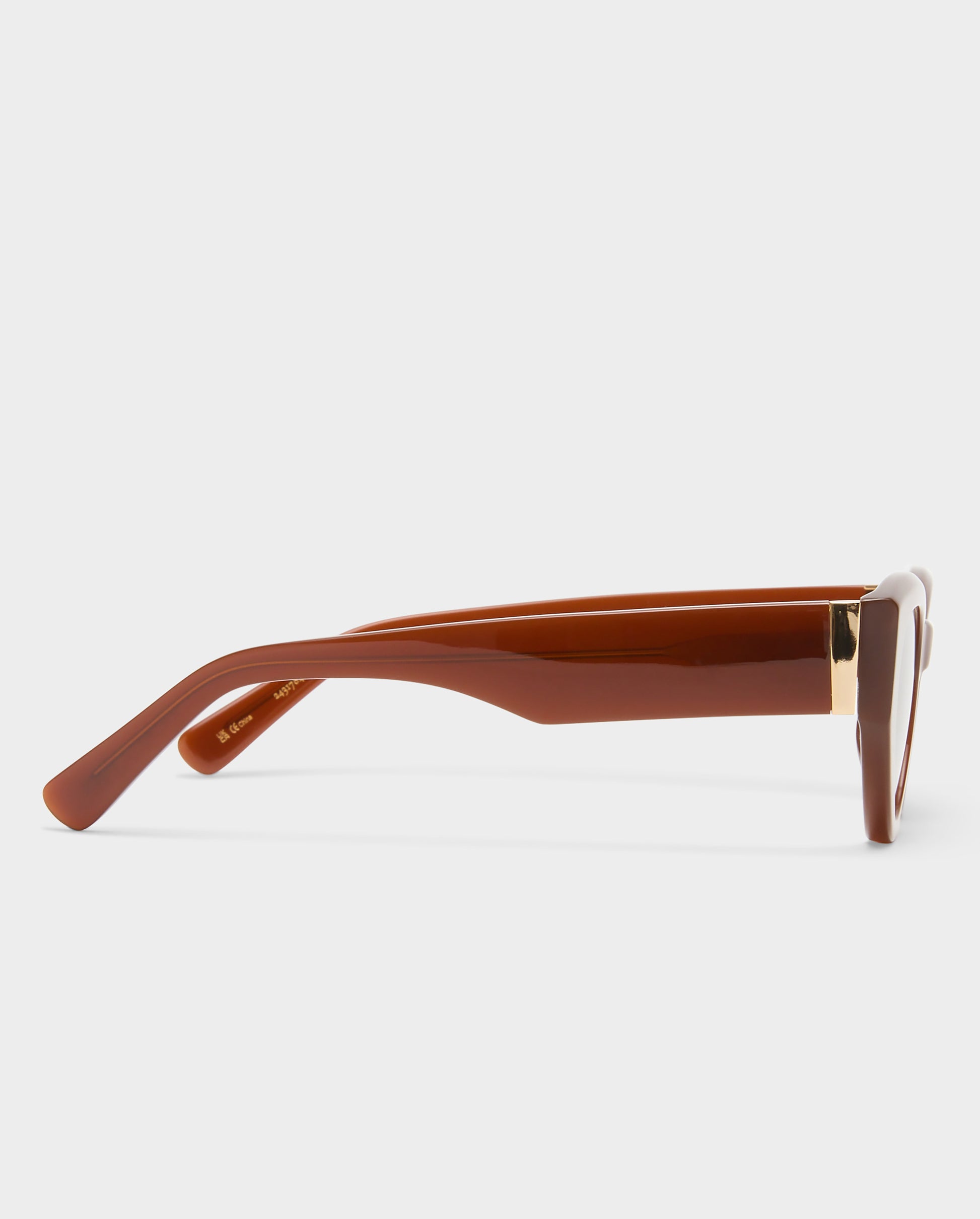 The Poppy Chocolate Female Cat-Eye Sunglasses | Luv Lou