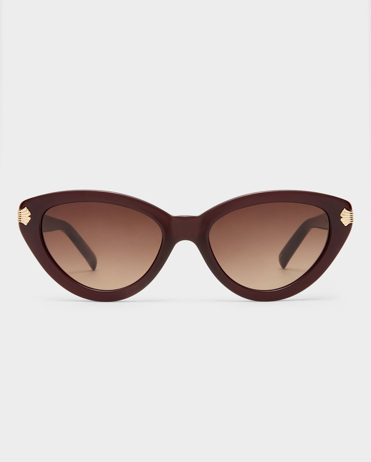 The Imogen Wine Female Cat-Eye Sunglasses | Luv Lou