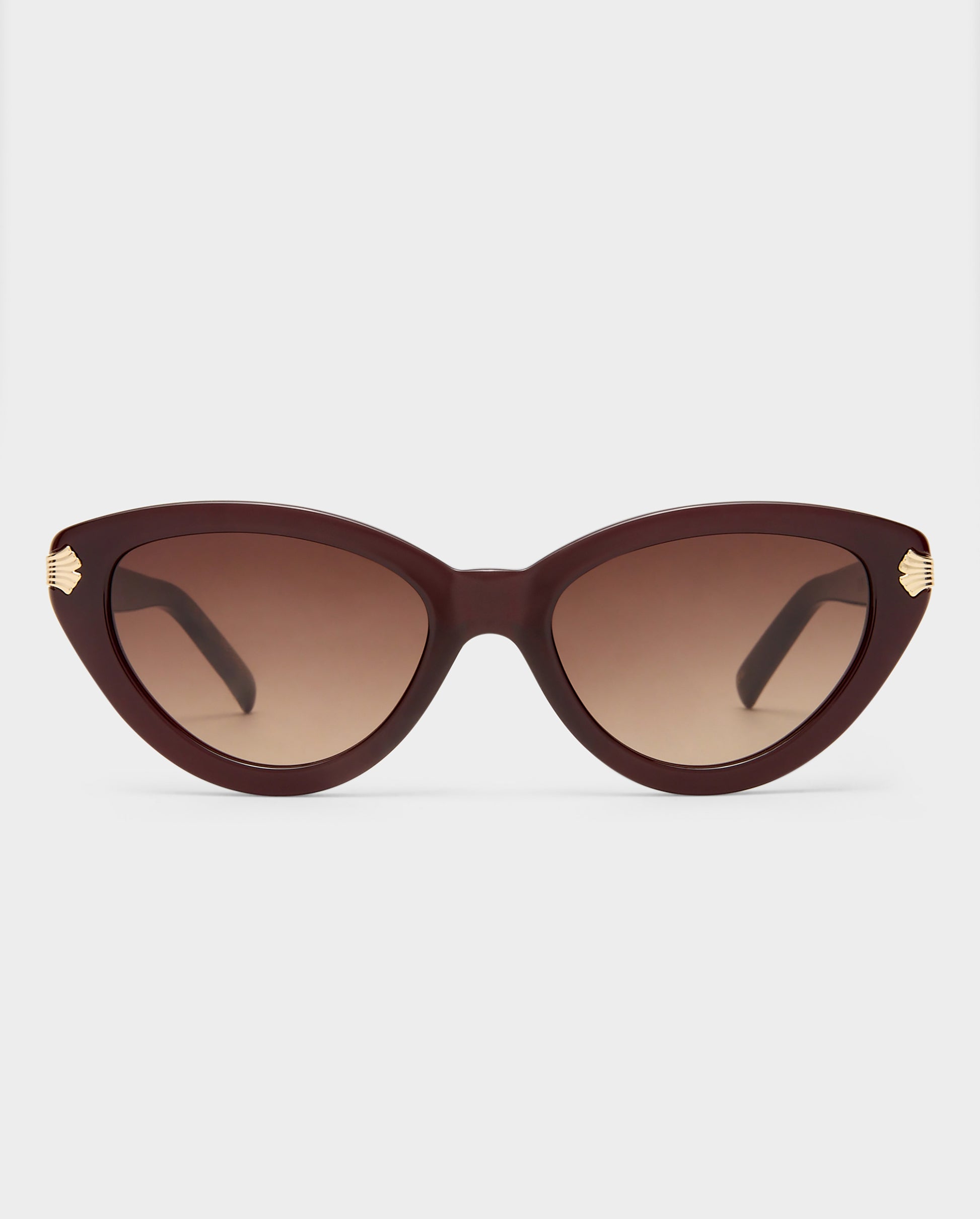 The Imogen Wine Female Cat-Eye Sunglasses | Luv Lou