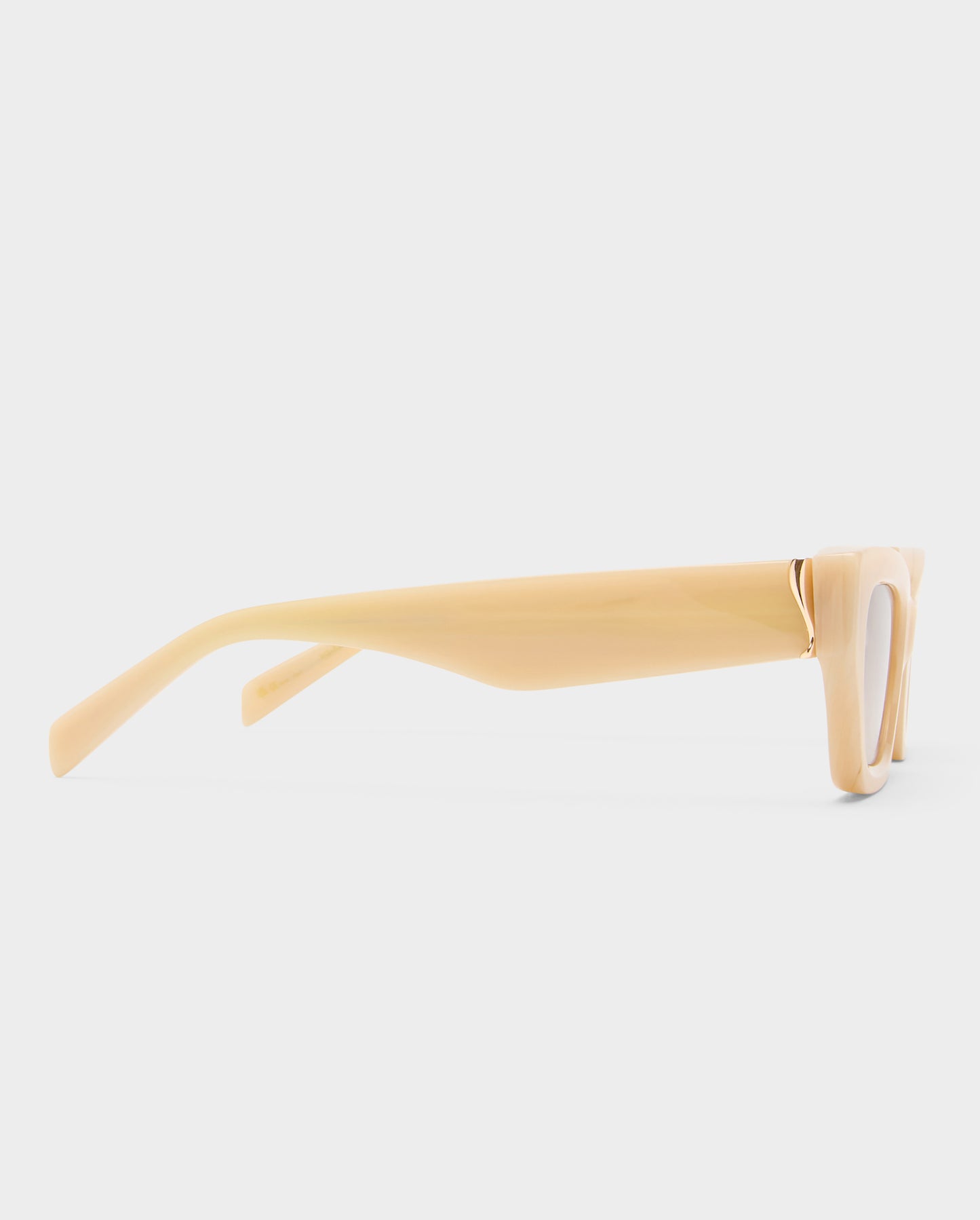 The Sutton Nude Haze Female Cat-Eye Sunglasses | Luv Lou