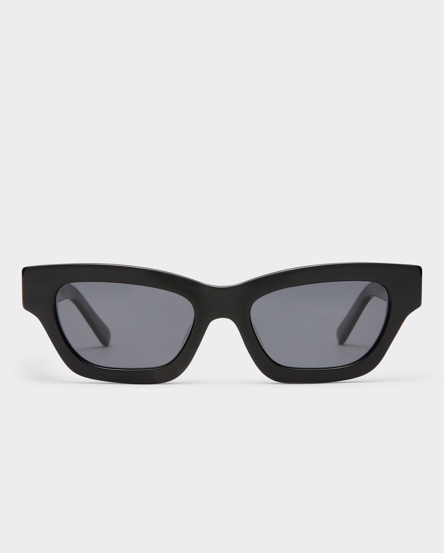 The Carmel Black Female Cat-Eye Sunglasses | Luv Lou