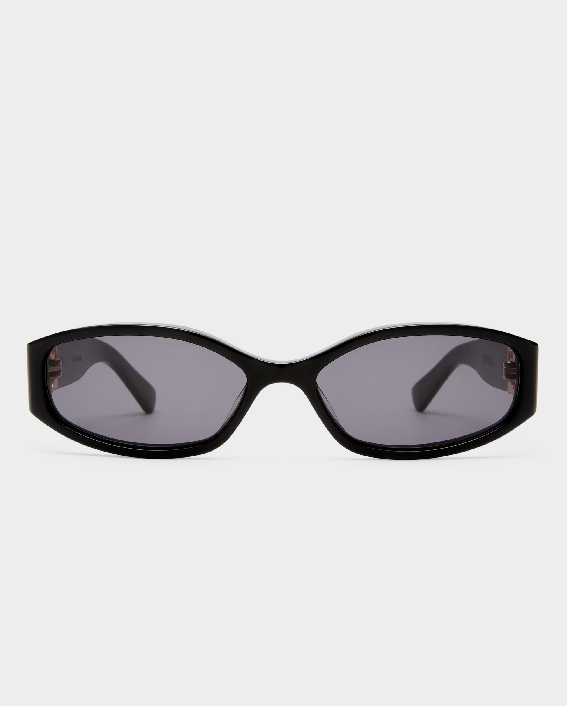 The Lottie Black Female Rectangle Sunglasses | Luv Lou