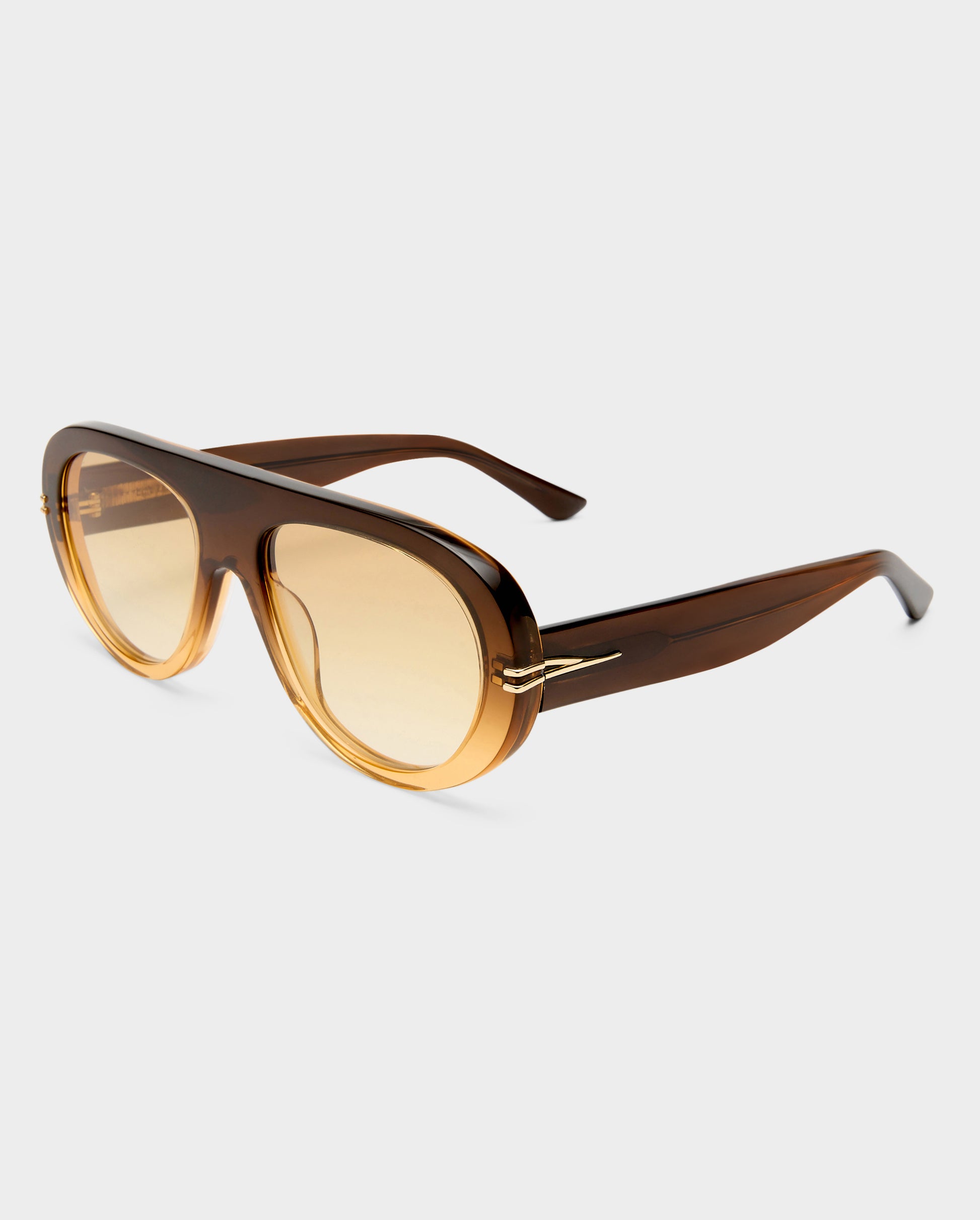 The Ash Cinnamon Female Aviator Sunglasses | Luv Lou