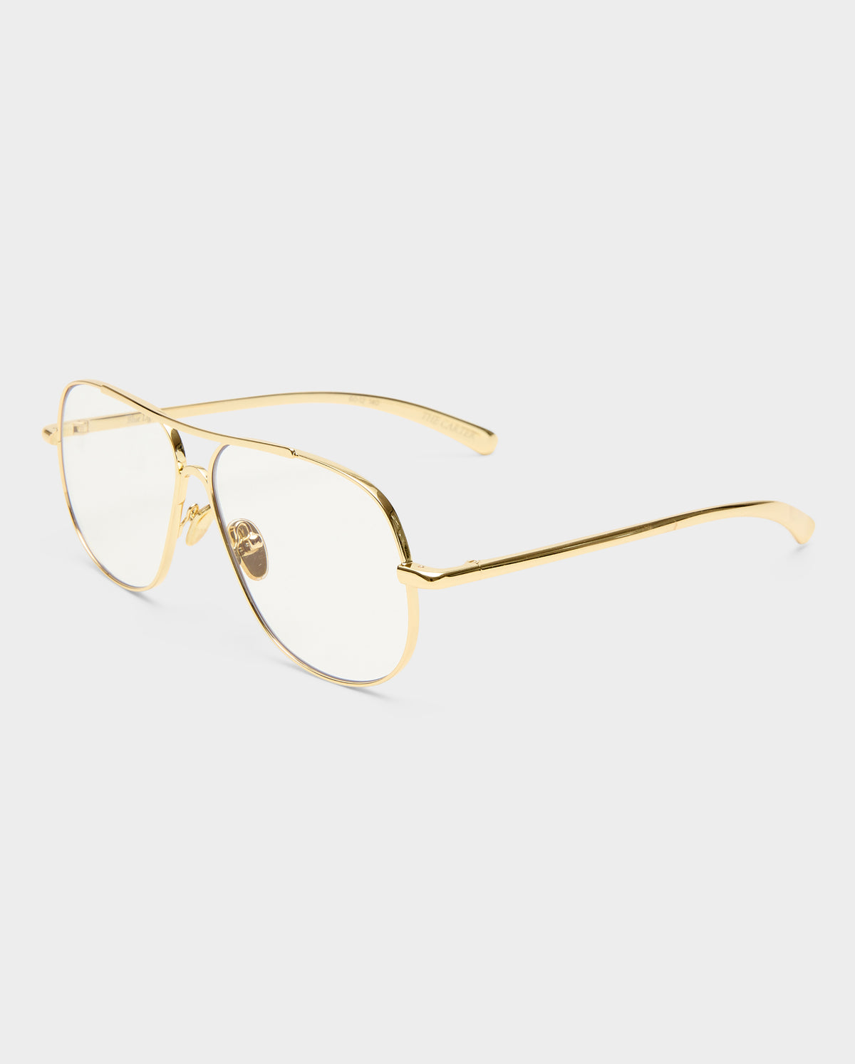 The Carter Gold Female Aviator Blue Light | Luv Lou
