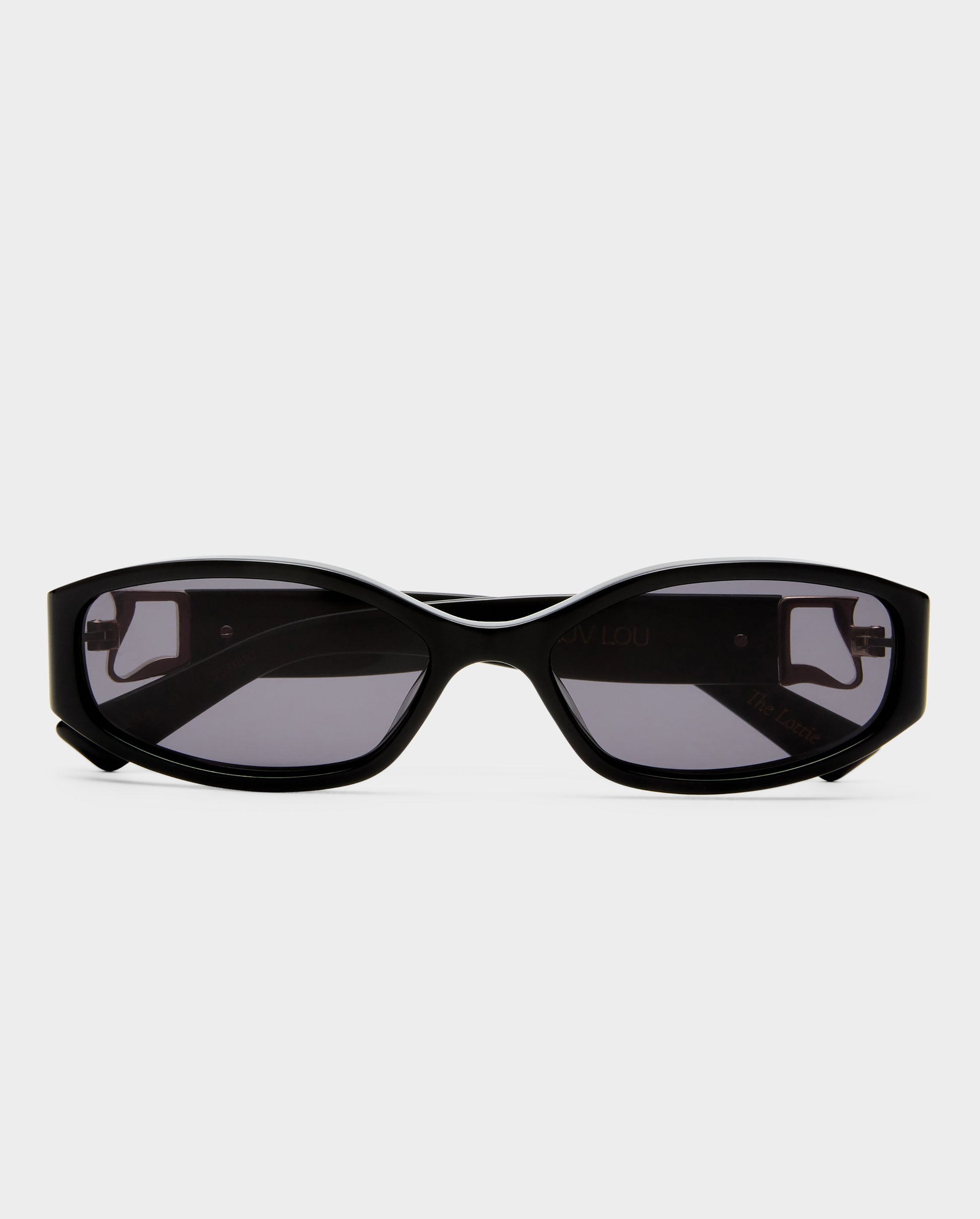 The Lottie Black Female Rectangle Sunglasses | Luv Lou