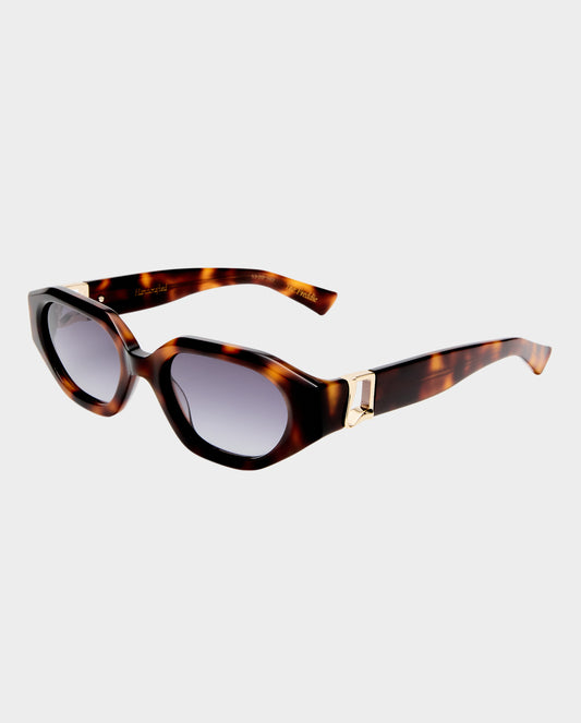 The Freddie Tort Female Oval Sunglasses | Luv Lou