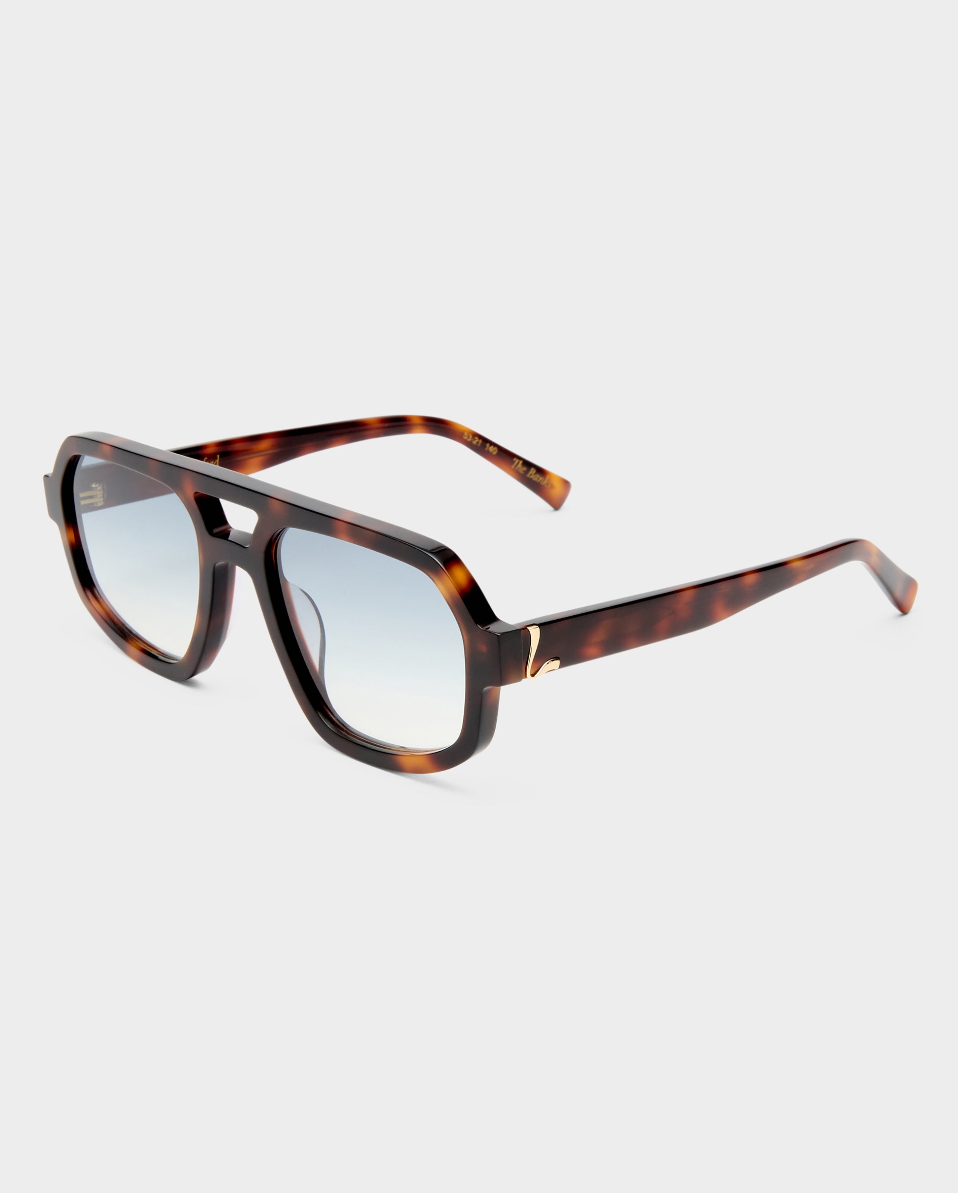 The Banks Tortoise Female Aviator Sunglasses | Luv Lou