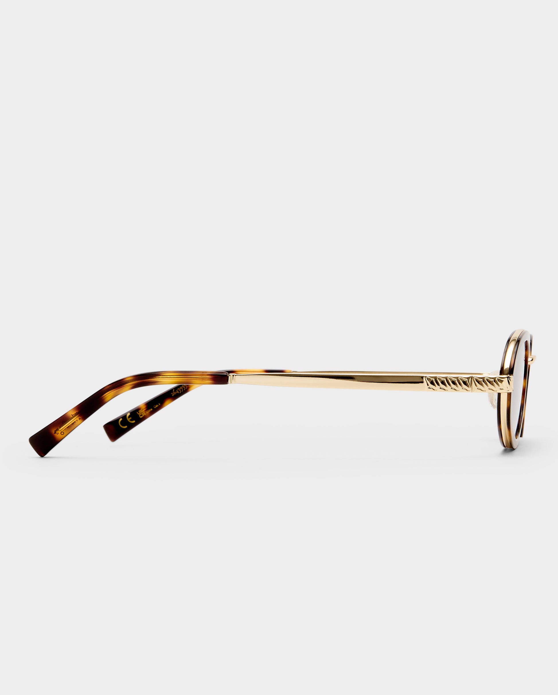 The Sage Crystal Tort Female Oval Sunglasses | Luv Lou