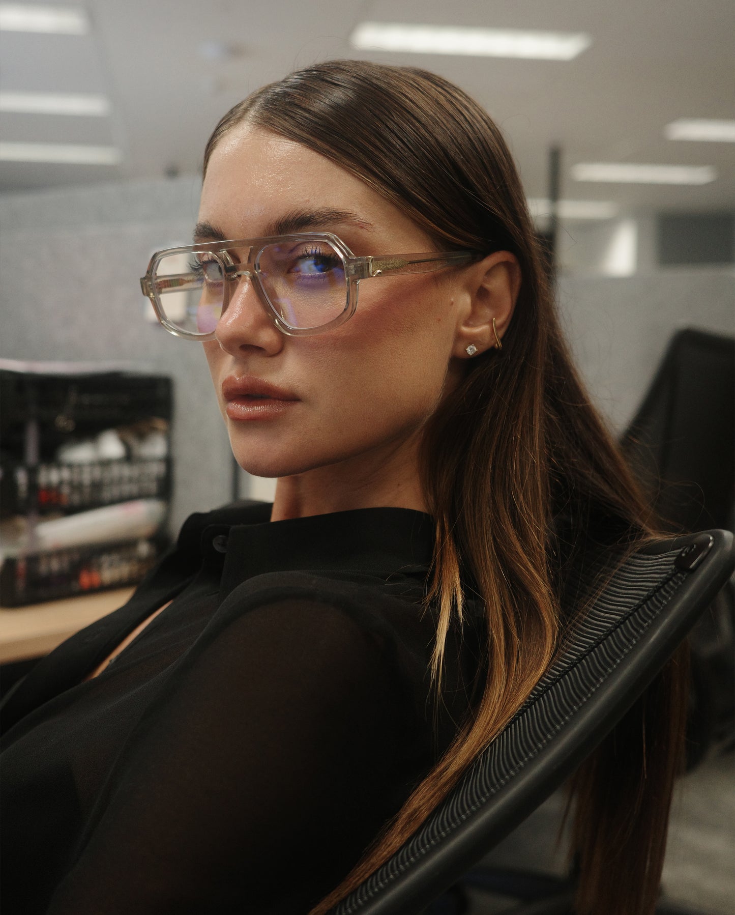 The Banks Eucalyptus Female Aviator Blue Light | Luv Lou