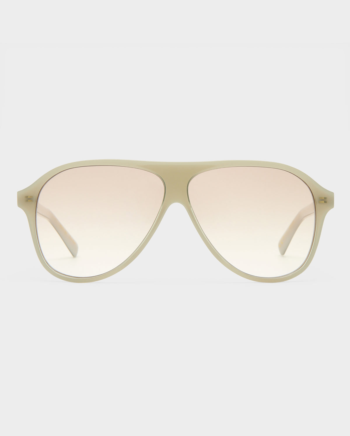 The Eve Milky Eucalyptus Female Aviator Sunglasses | Luv Lou