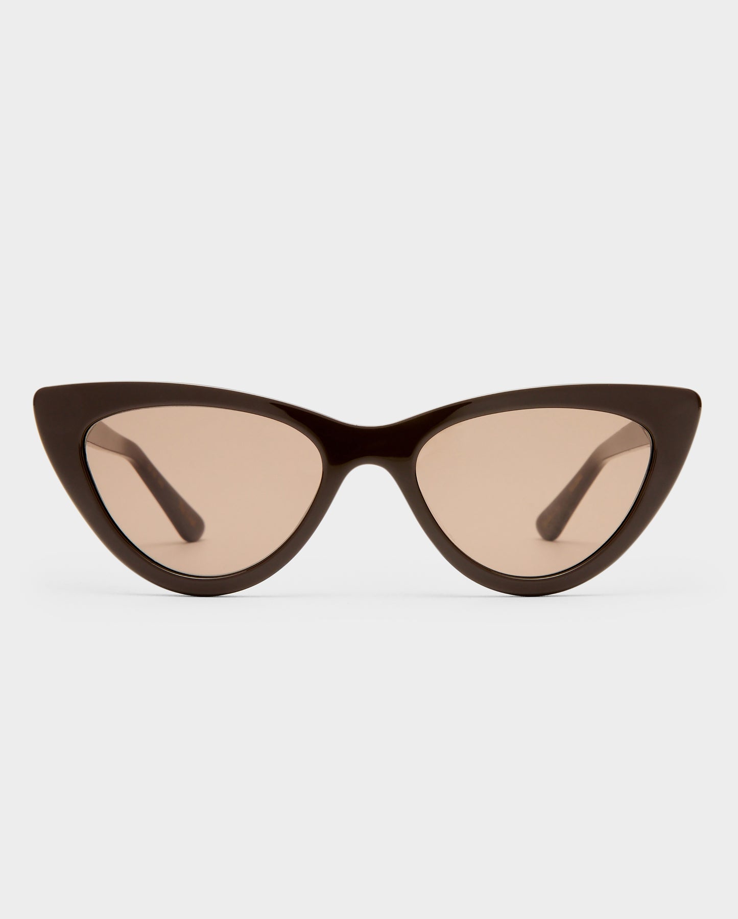 The Leui Chocolate Female Cat-Eye Sunglasses | Luv Lou