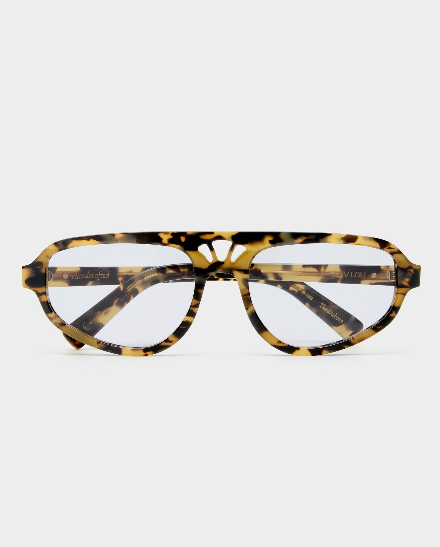 The Dakota Maple Tort Female Aviator Sunglasses | Luv Lou