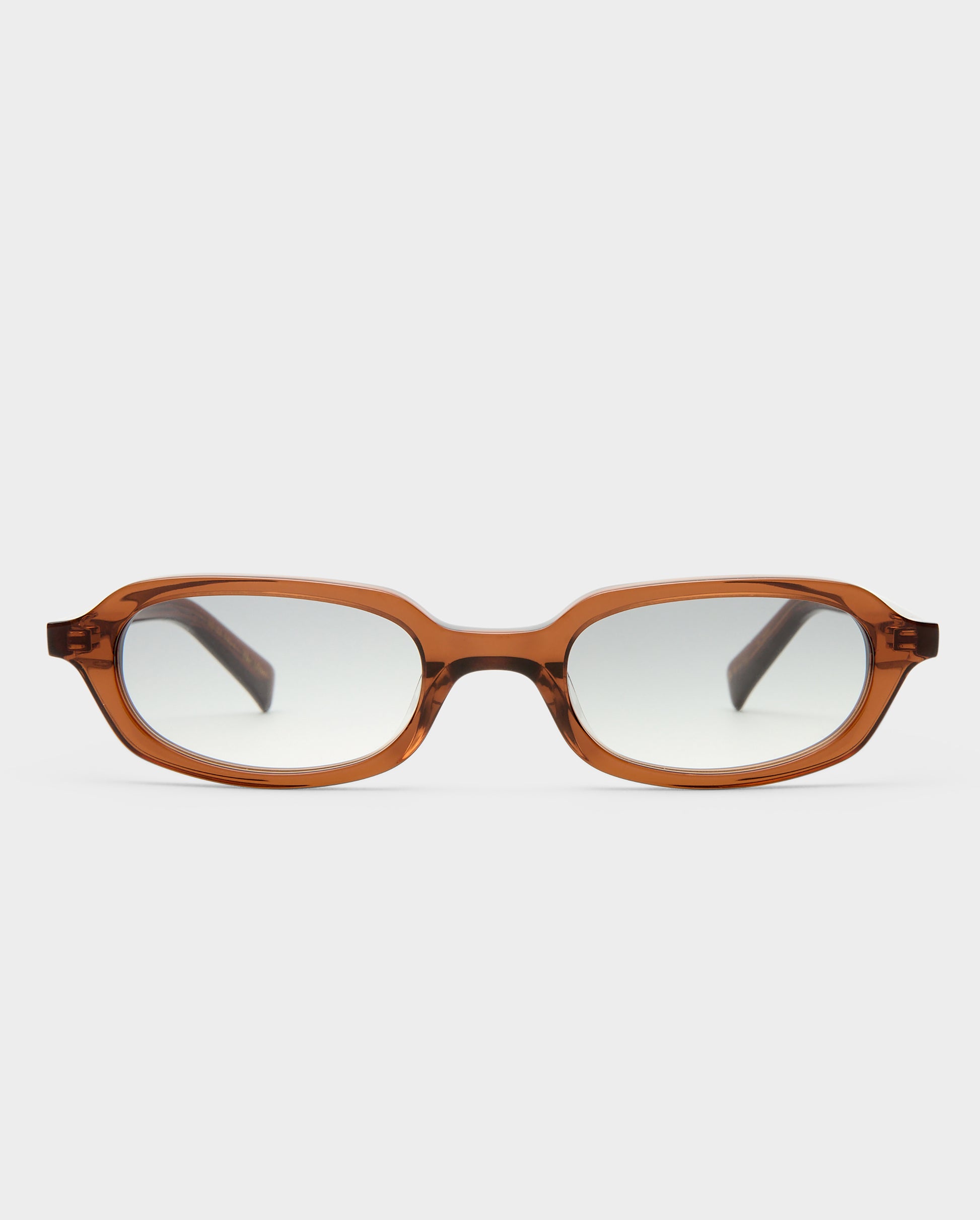The Mimi Crystal Amber Female Rectangle Sunglasses | Luv Lou