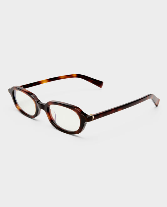 The Mimi Classic Tort Female Rectangle Blue Light | Luv Lou