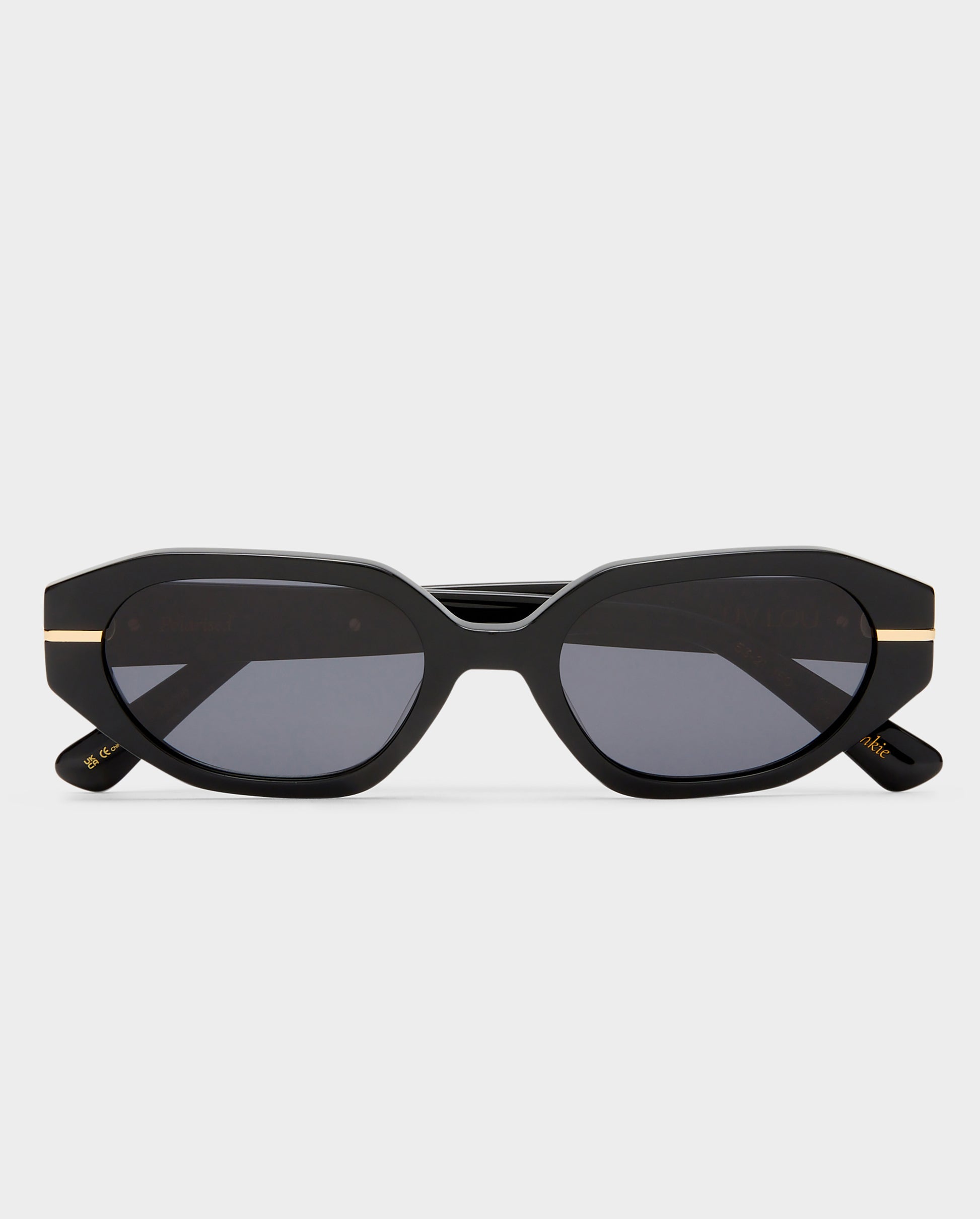 The Frankie Black Female Cat-Eye Sunglasses | Luv Lou