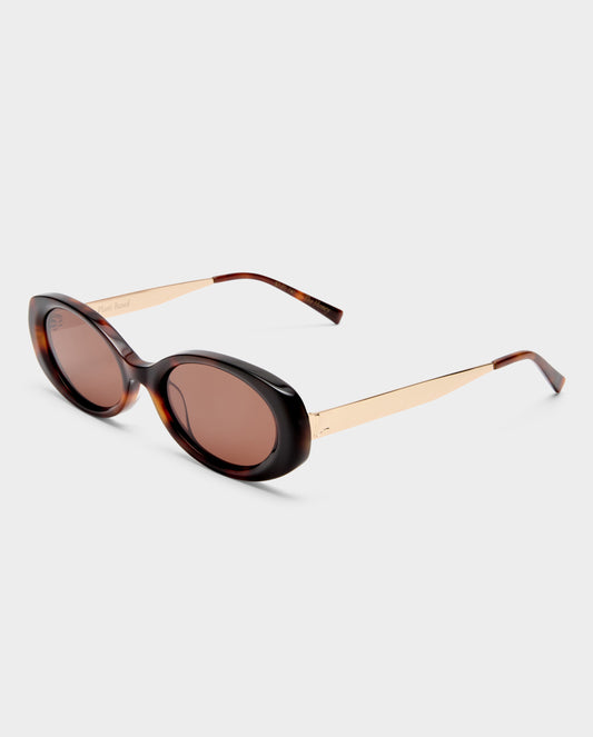 The Honey Tort Female Oval Sunglasses | Luv Lou