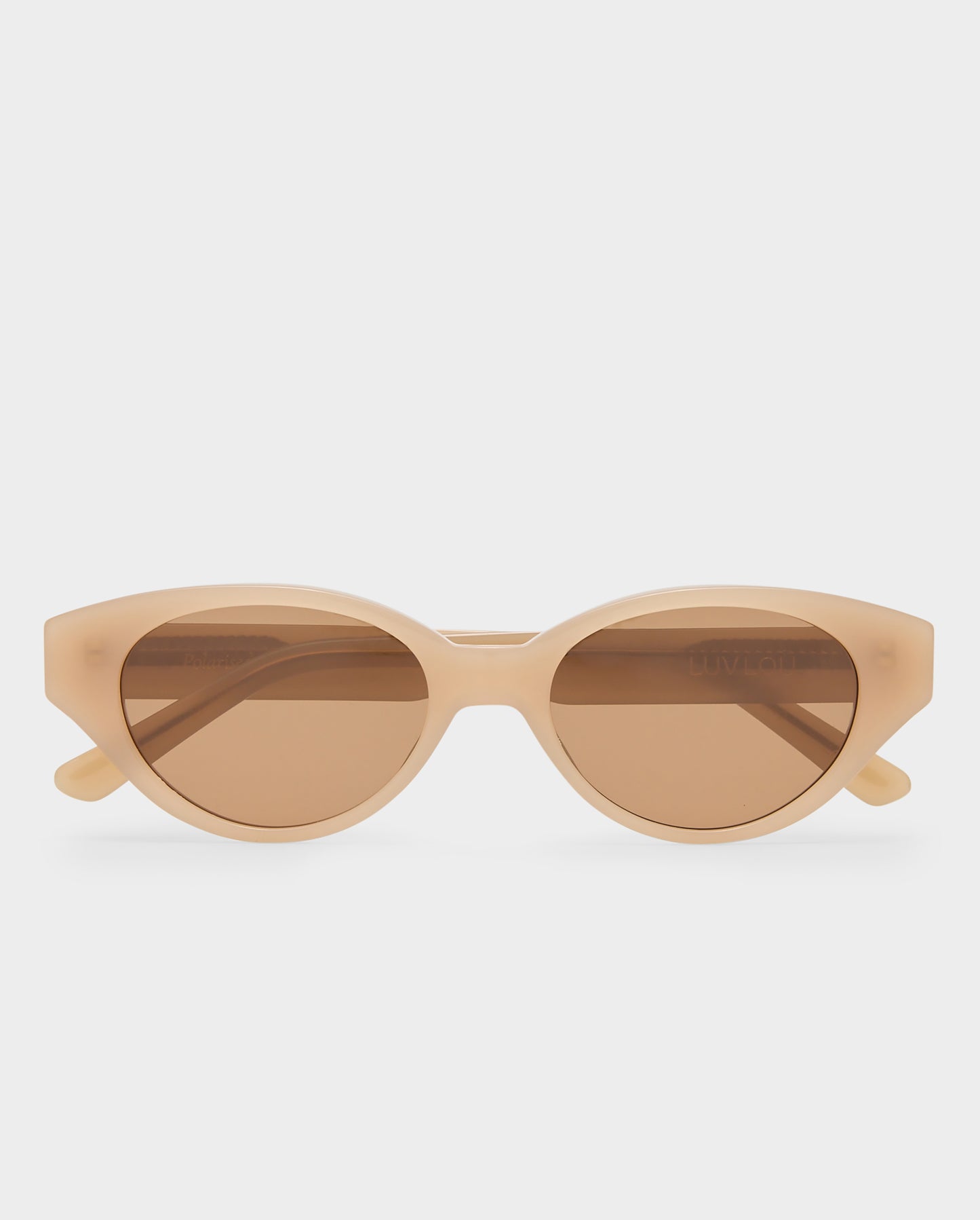 The Lakey Beige Female Cat-Eye Sunglasses | Luv Lou