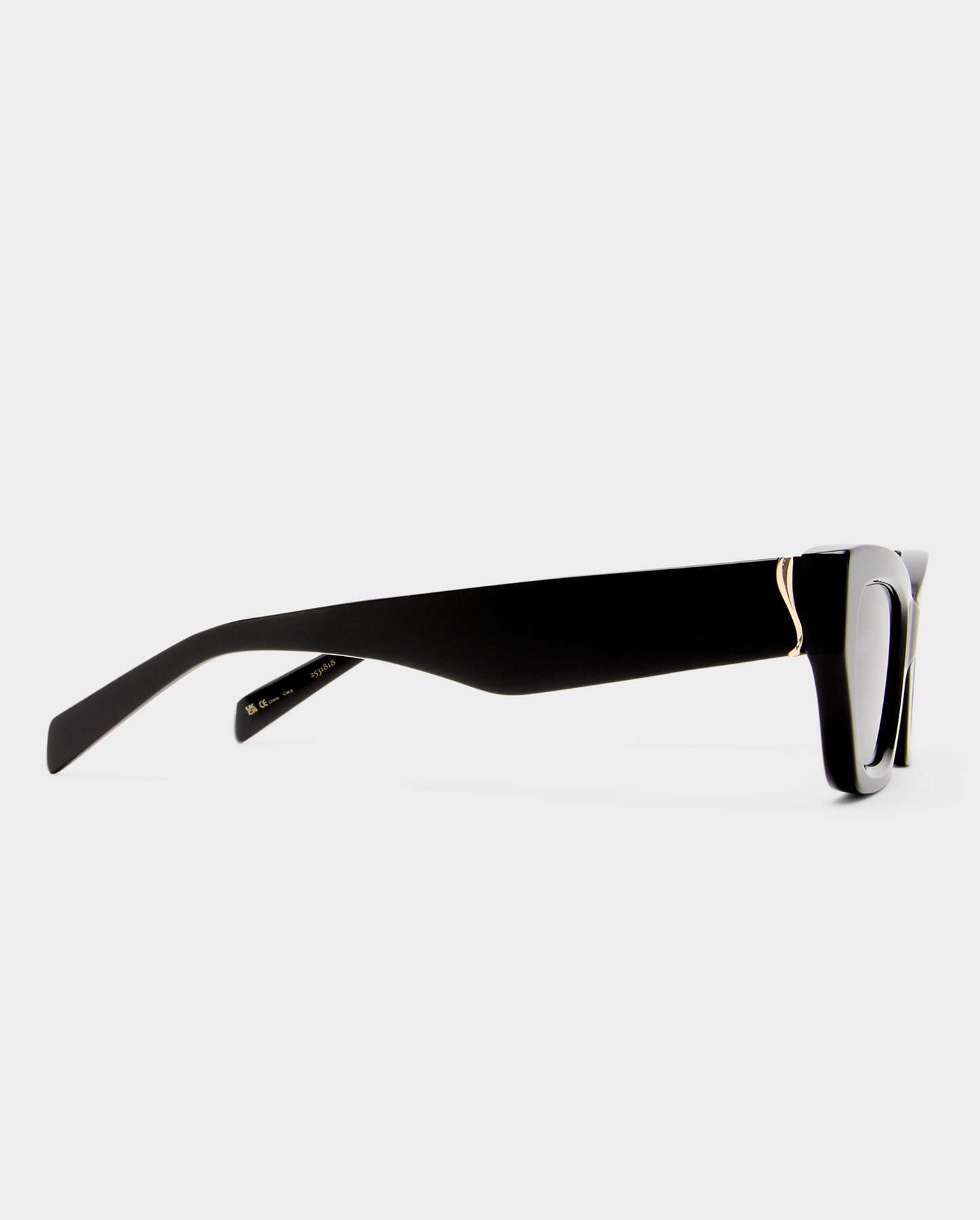 The Sutton Black Female Cat-Eye Sunglasses | Luv Lou