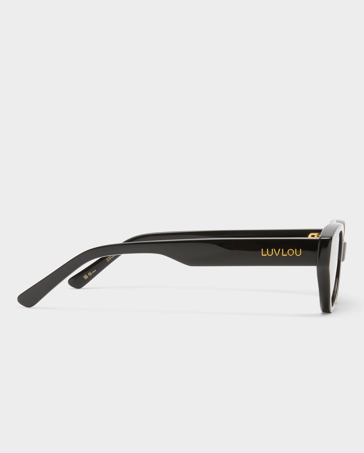 The Lakey Black Female Cat-Eye Sunglasses | Luv Lou