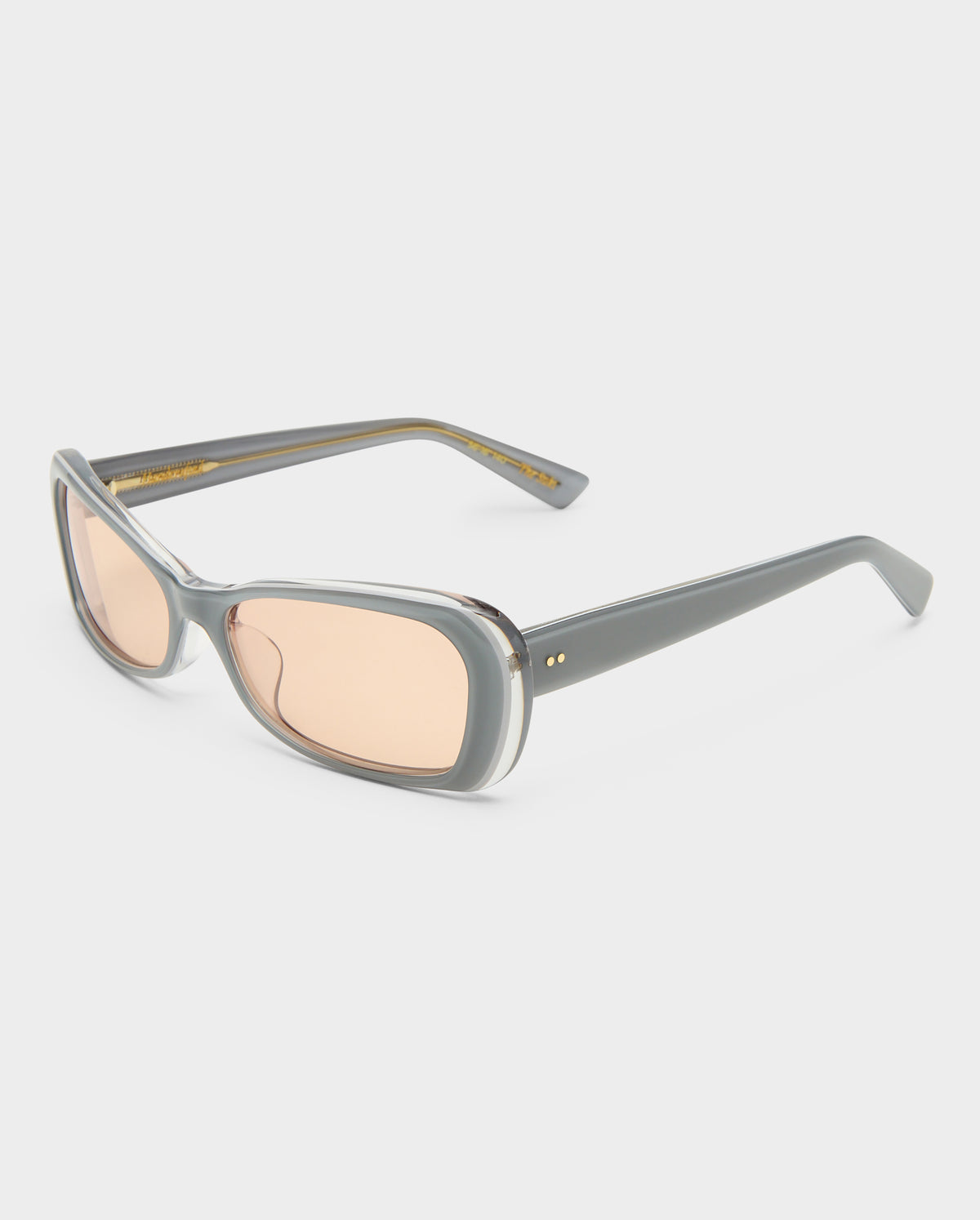 The Suki Dove Grey Female Rectangle Sunglasses | Luv Lou