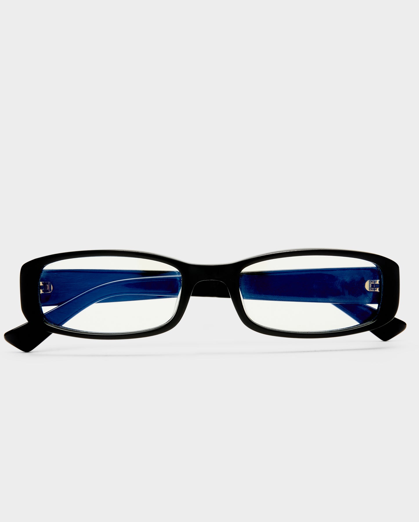 The Eden Black Female Rectangle Blue Light | Luv Lou