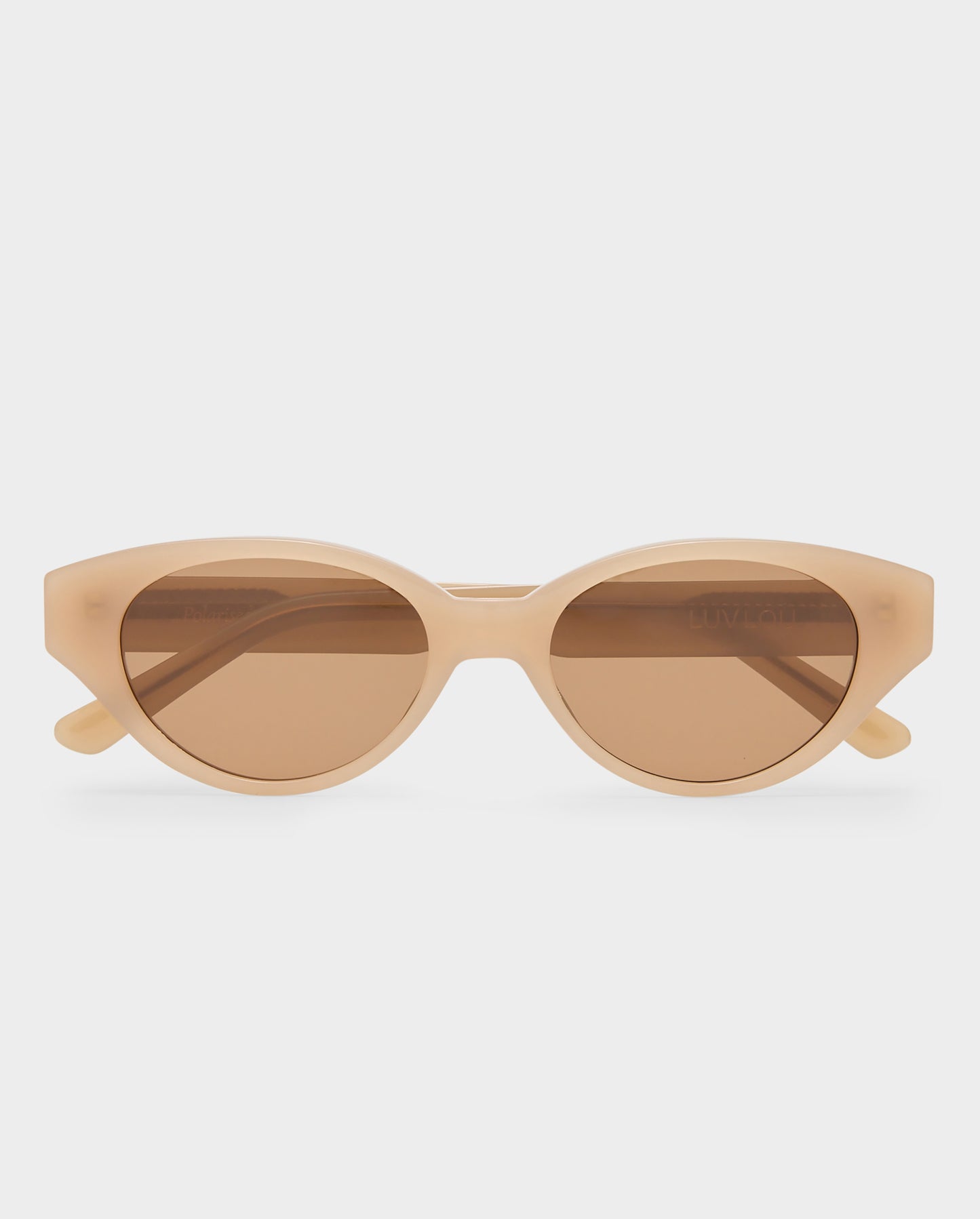 The Lakey Beige Female Cat-Eye Sunglasses | Luv Lou