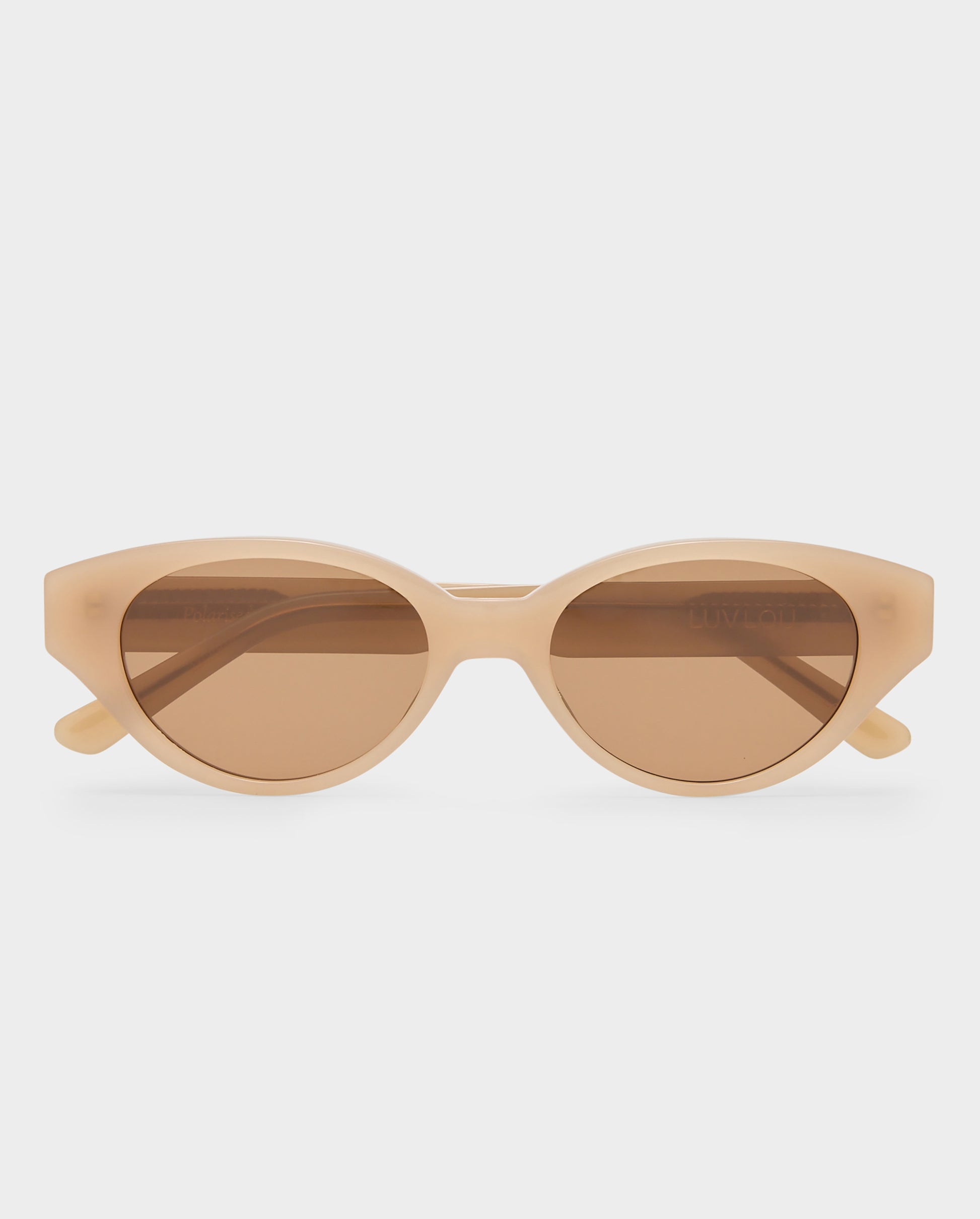 The Lakey Beige Female Cat-Eye Sunglasses | Luv Lou