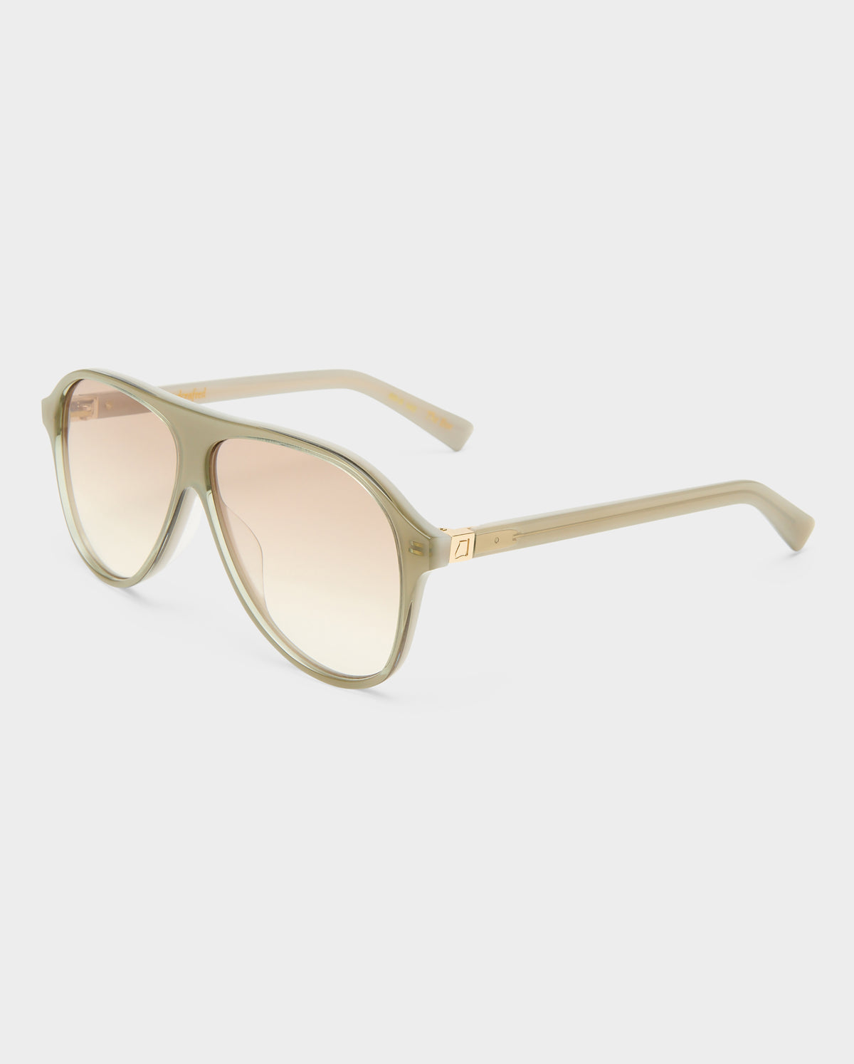 The Eve Milky Eucalyptus Female Aviator Sunglasses | Luv Lou