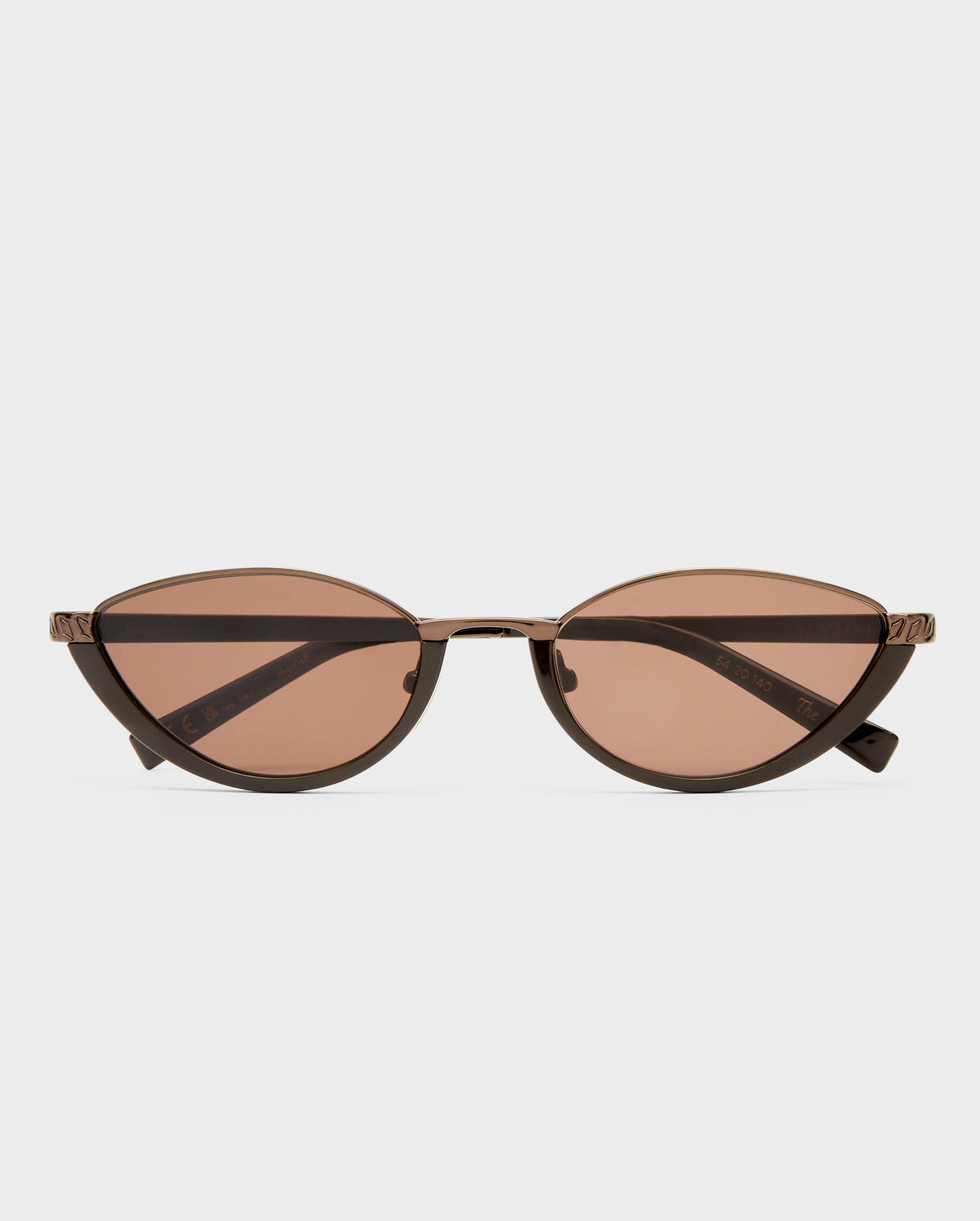 The Lia Bronze Female Cat-Eye Sunglasses | Luv Lou