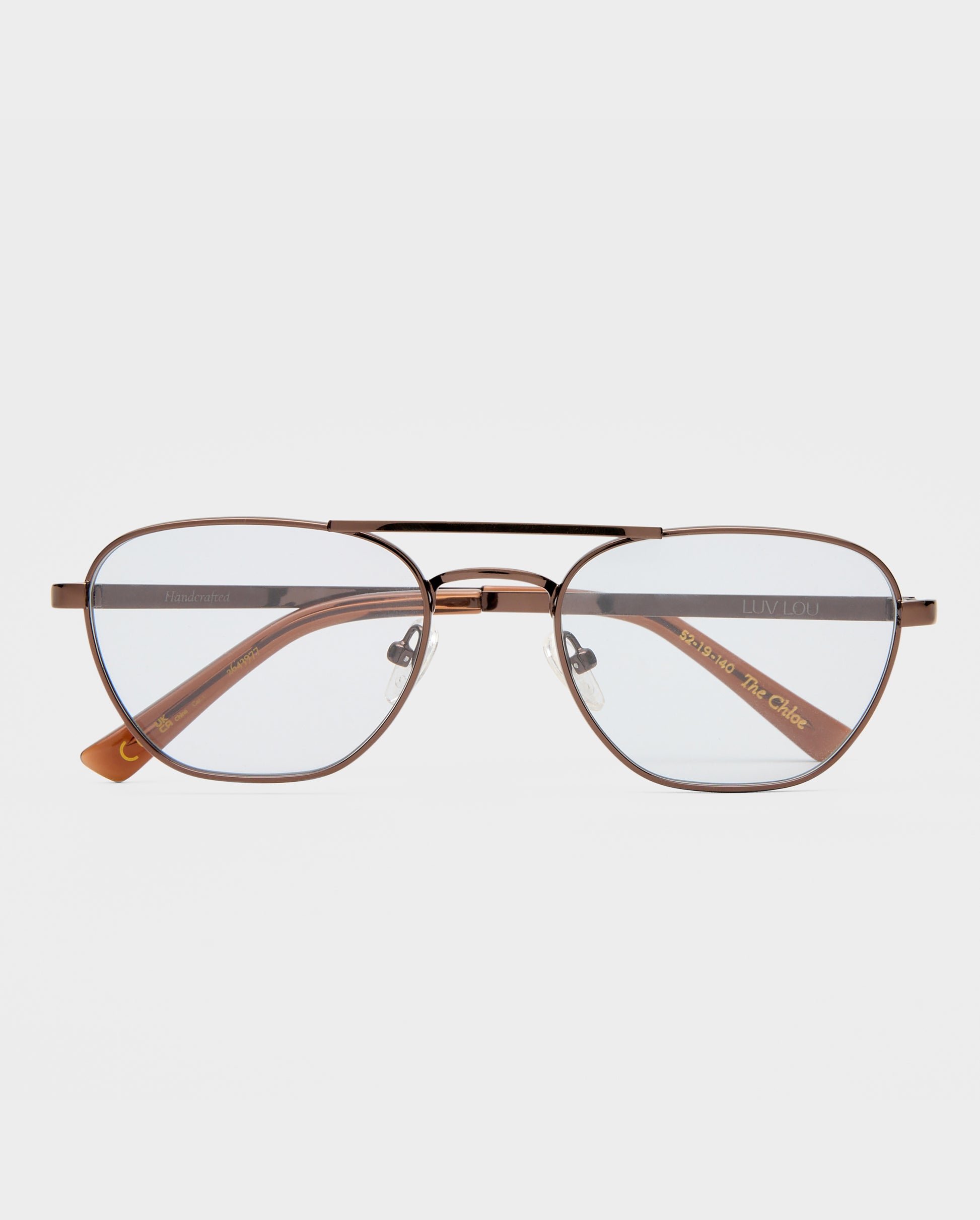The Chloe Brown Female Aviator Sunglasses | Luv Lou