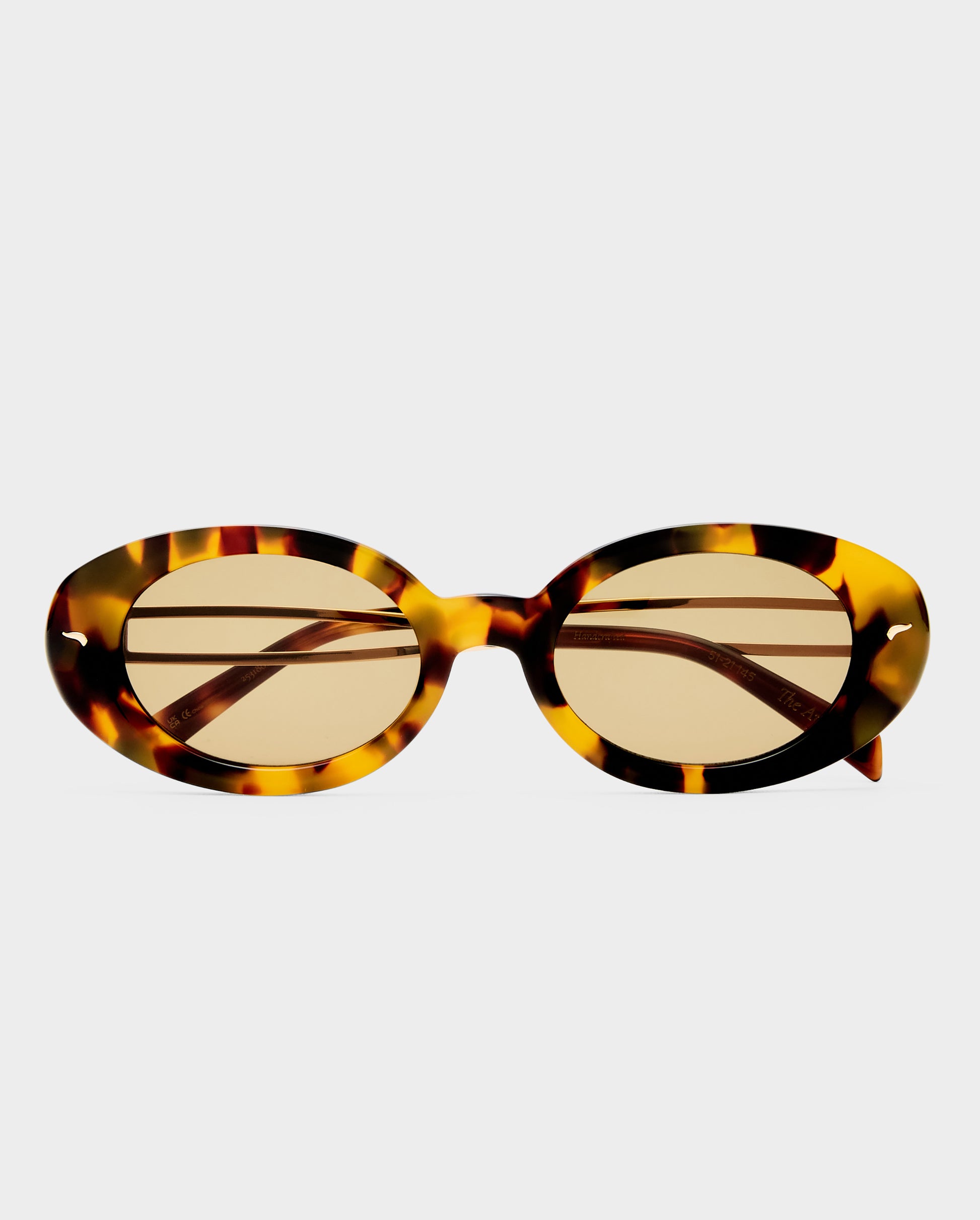 The Avalon Tort Female Oval Sunglasses | Luv Lou